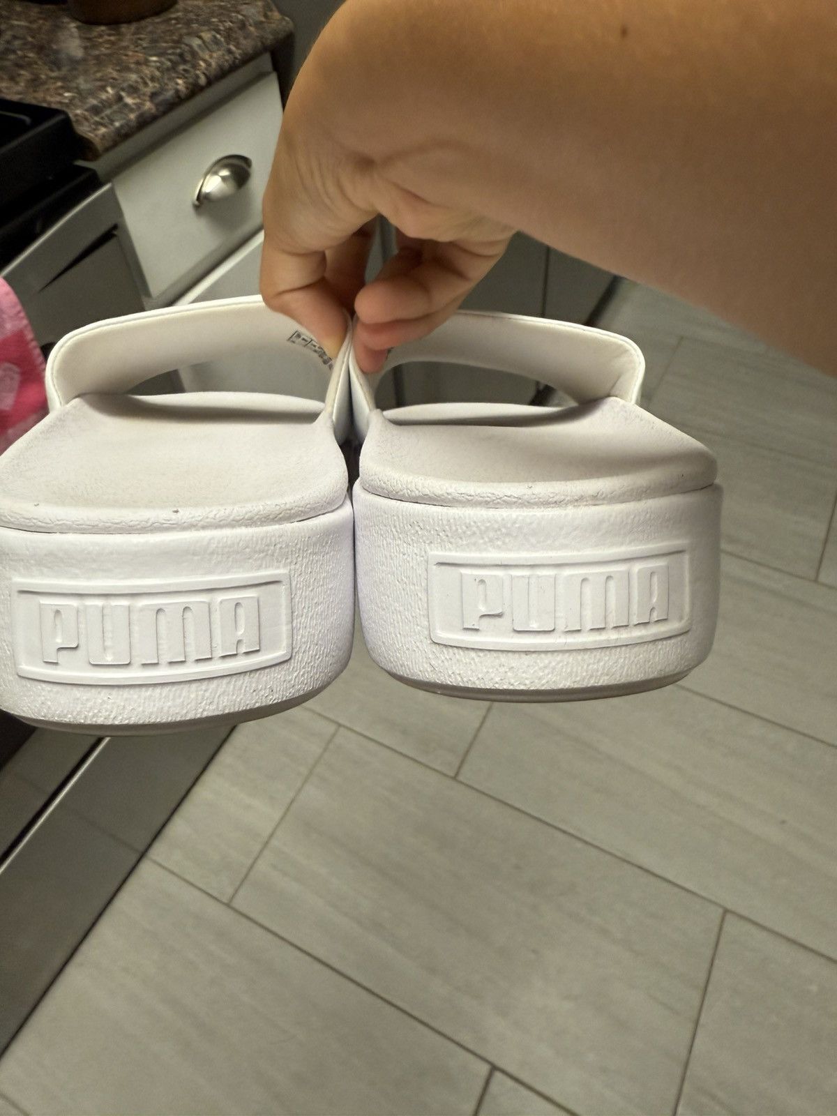 Puma PUMA Platform Slide 'White' Size US 7.5 / IT 37.5 - 3 Thumbnail
