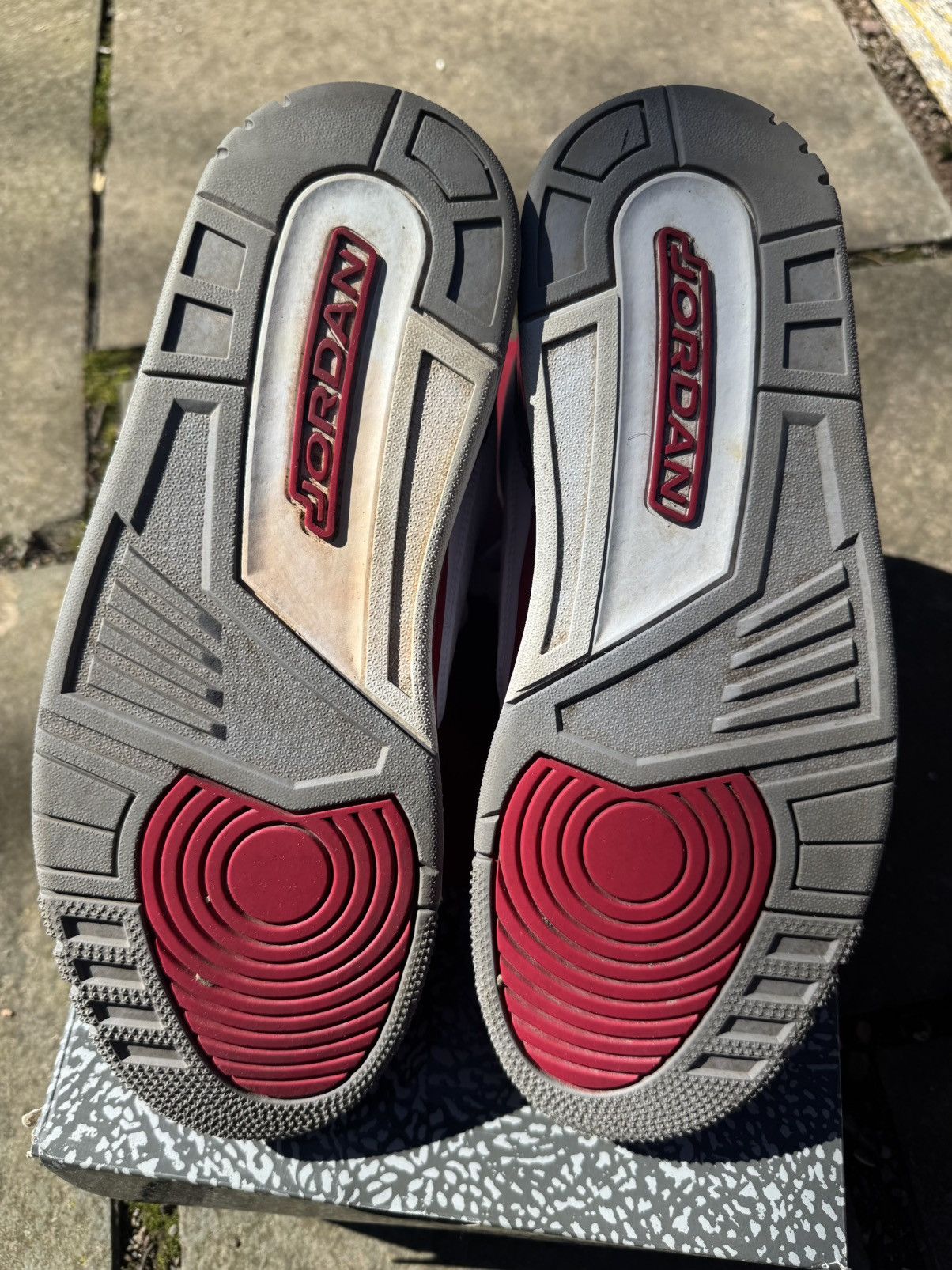 Jordan Brand × Nike Cardinal red Jordan 3 Size US 10.5 / EU 43-44 - 5 Thumbnail