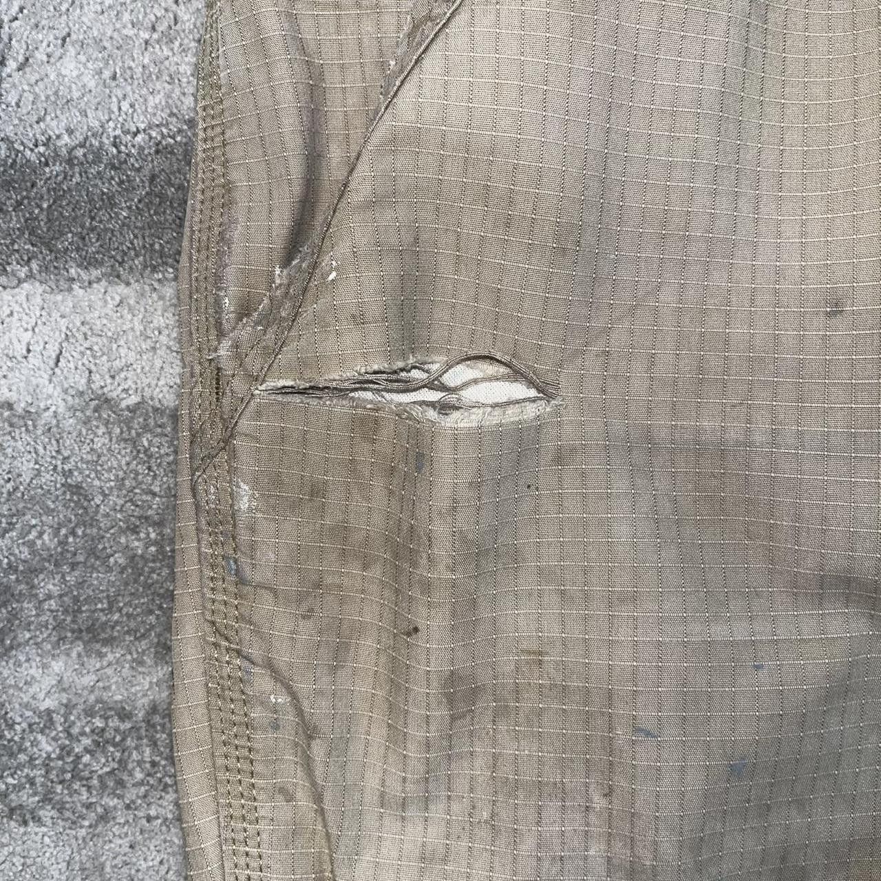 Carhartt Carhartt Distressed Cargo Pants Relaxed Fit Workwear Tan Size US 38 / EU 54 - 4 Thumbnail