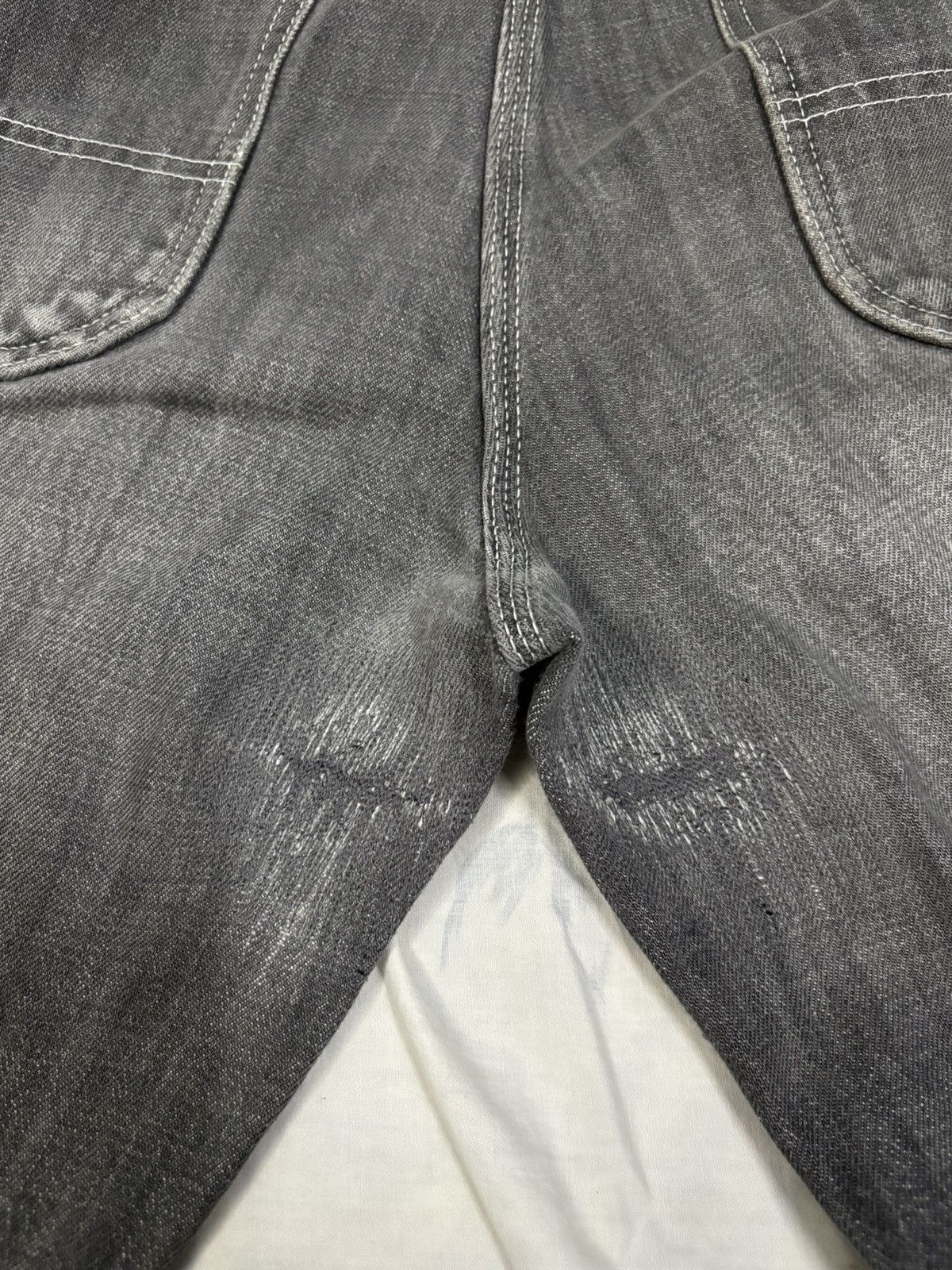 Carhartt Vintage Y2K Carhartt Black Faded Baggy Carpenter Jeans Size US 36 / EU 52 - 10 Thumbnail