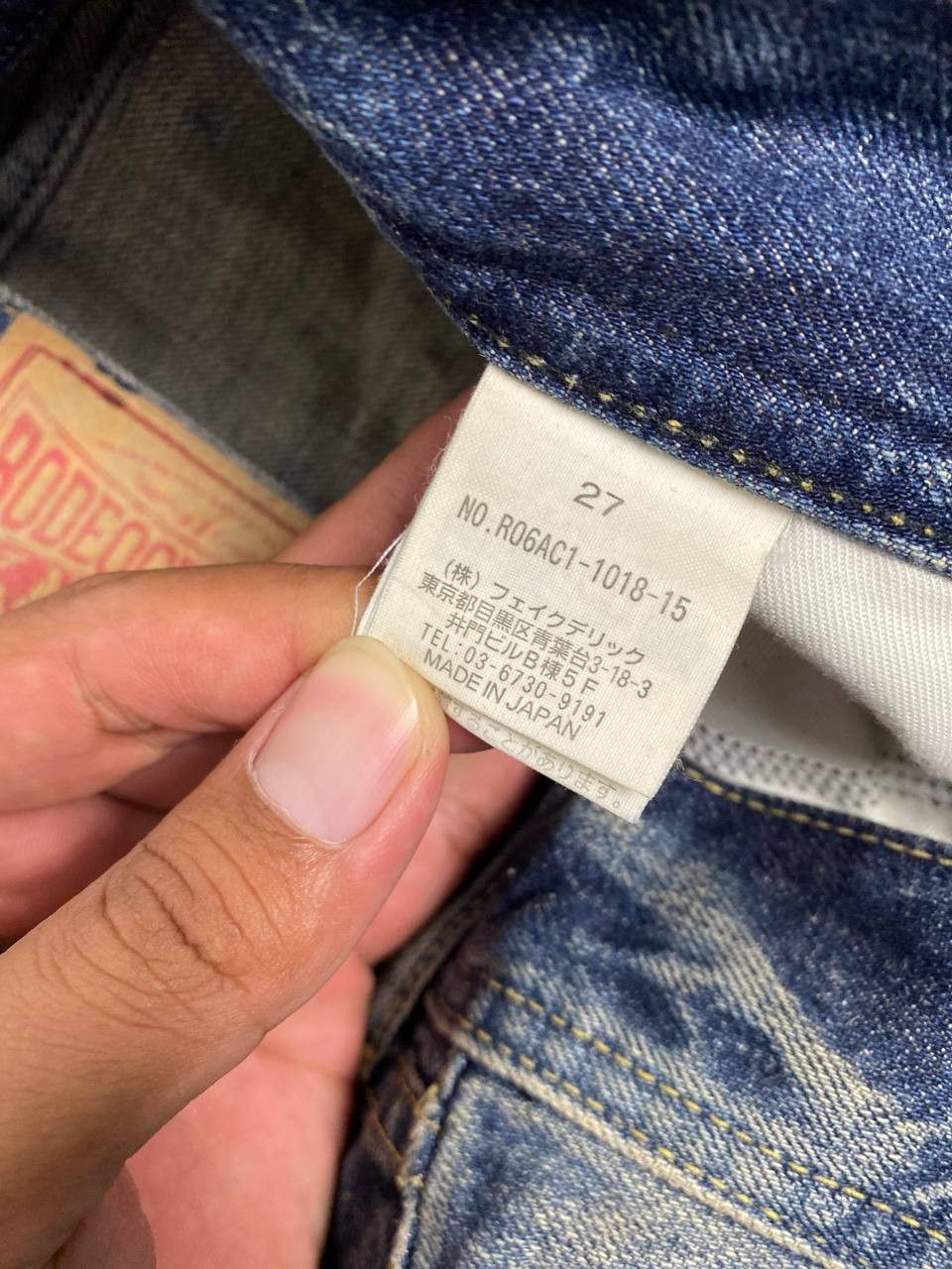 Japanese Brand rodeo crowns japanese brands bootcut flare distressed denim Size 32" / US 10 / IT 46 - 15 Thumbnail
