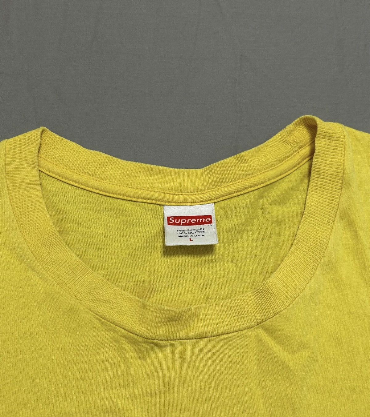 Supreme Supreme cross box logo tee lime T-shirt Size US L / EU 52-54 / 3 - 6 Thumbnail