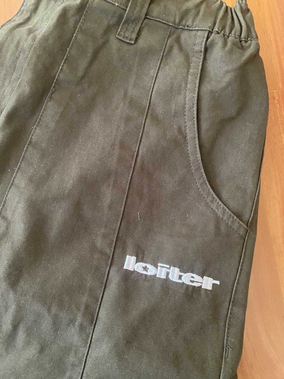 Other Loiter Green Olive Cargo Pants Baggy Size US 32 / EU 48 - 2 Thumbnail