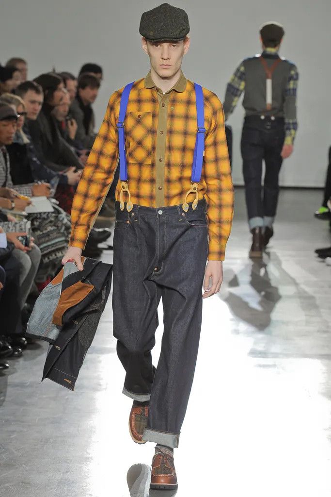Comme des Garcons × Junya Watanabe 2012 Work Flannel Shirt Size US S / EU 44-46 / 1 - 9 Thumbnail