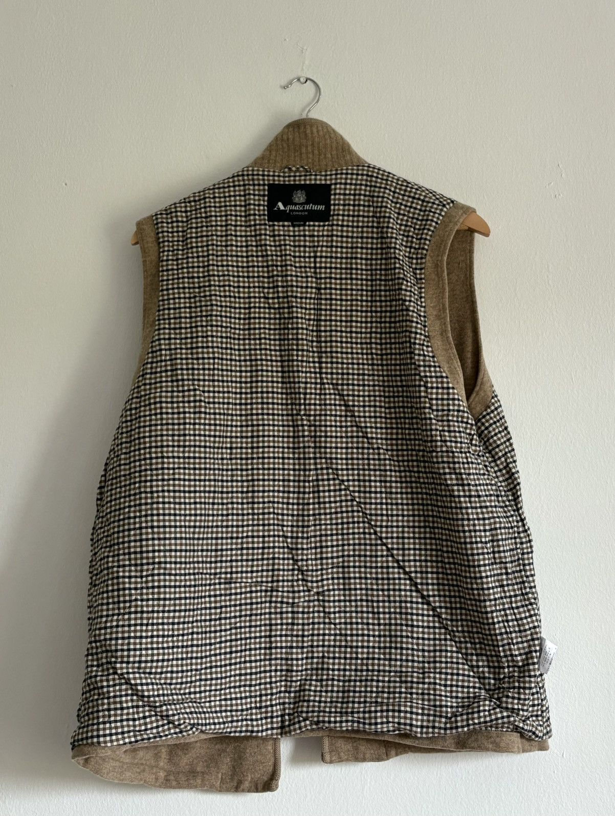 Aquascutum × Vintage Vintage Aquascutum Wool Vest Size US L / EU 52-54 / 3 - 7 Thumbnail