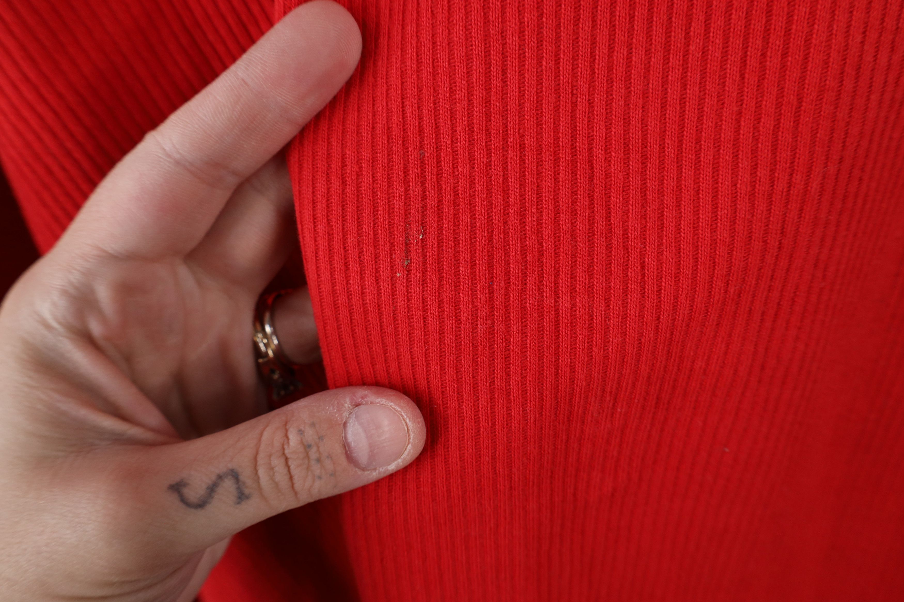 Marlboro × Vintage Vintage 90s Marlboro Ribbed Knit Long Sleeve Henley T-Shirt Size US XL / EU 56 / 4 - 10 Thumbnail