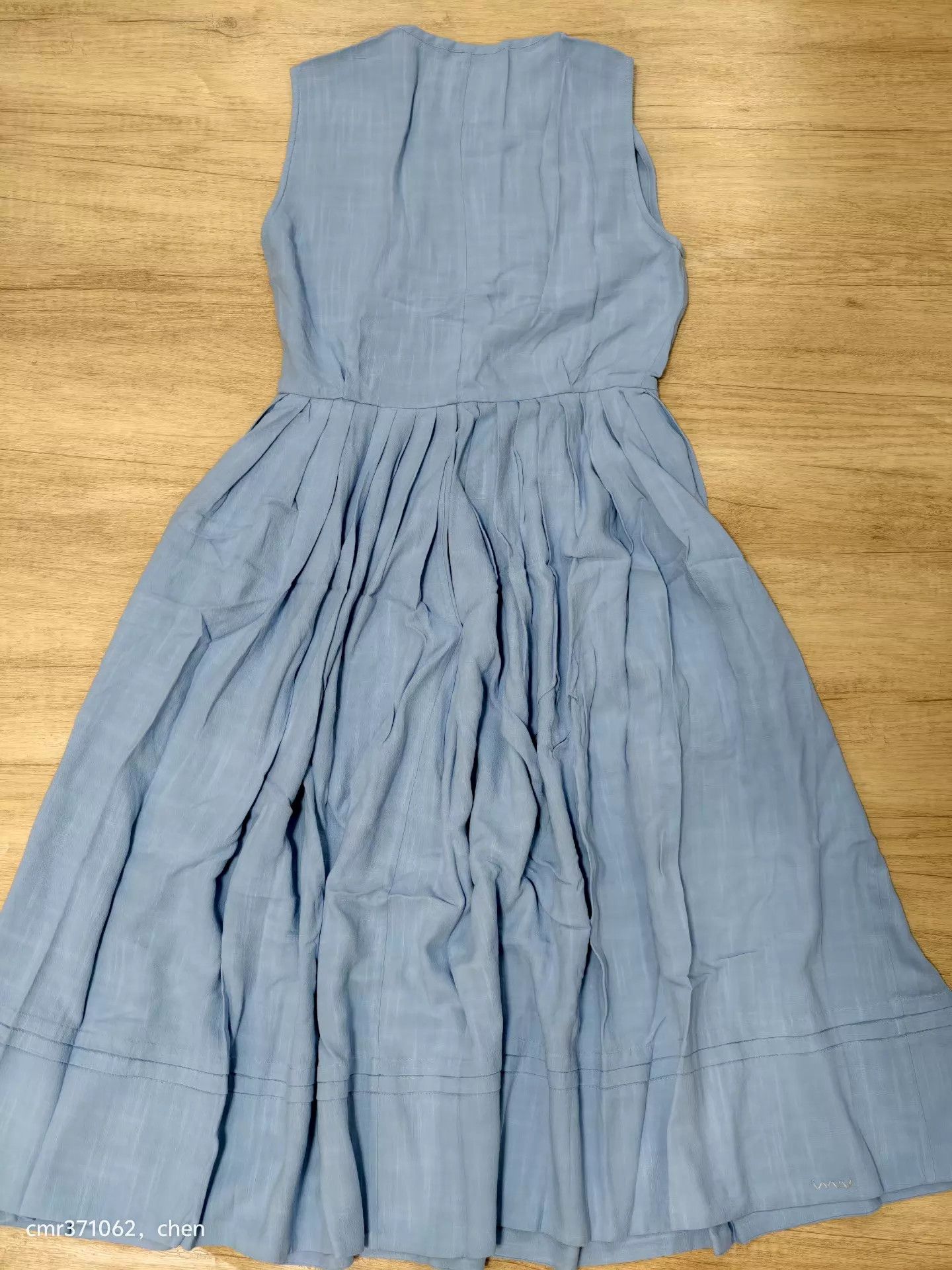 Visvim VISVIM 19SS PIPA SLEELESS DRESS lt blue 00 Rare Size XXS / US 00 / IT 34 - 6 Thumbnail