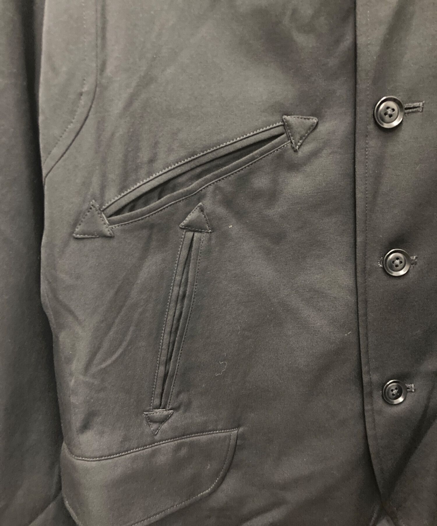 Yohji Yamamoto Yohji Yamamoto pour homme Wool gabardine 4B jacket Size US M / EU 48-50 / 2 - 8 Thumbnail