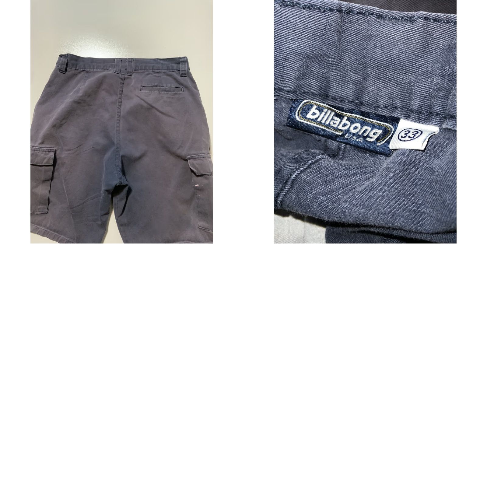 Billabong VINTAGE Billabong Cargo Utility Shorts 90s 2000s USA Surf Skate Sz 33 Mens Blue Size US 33 - 8 Thumbnail