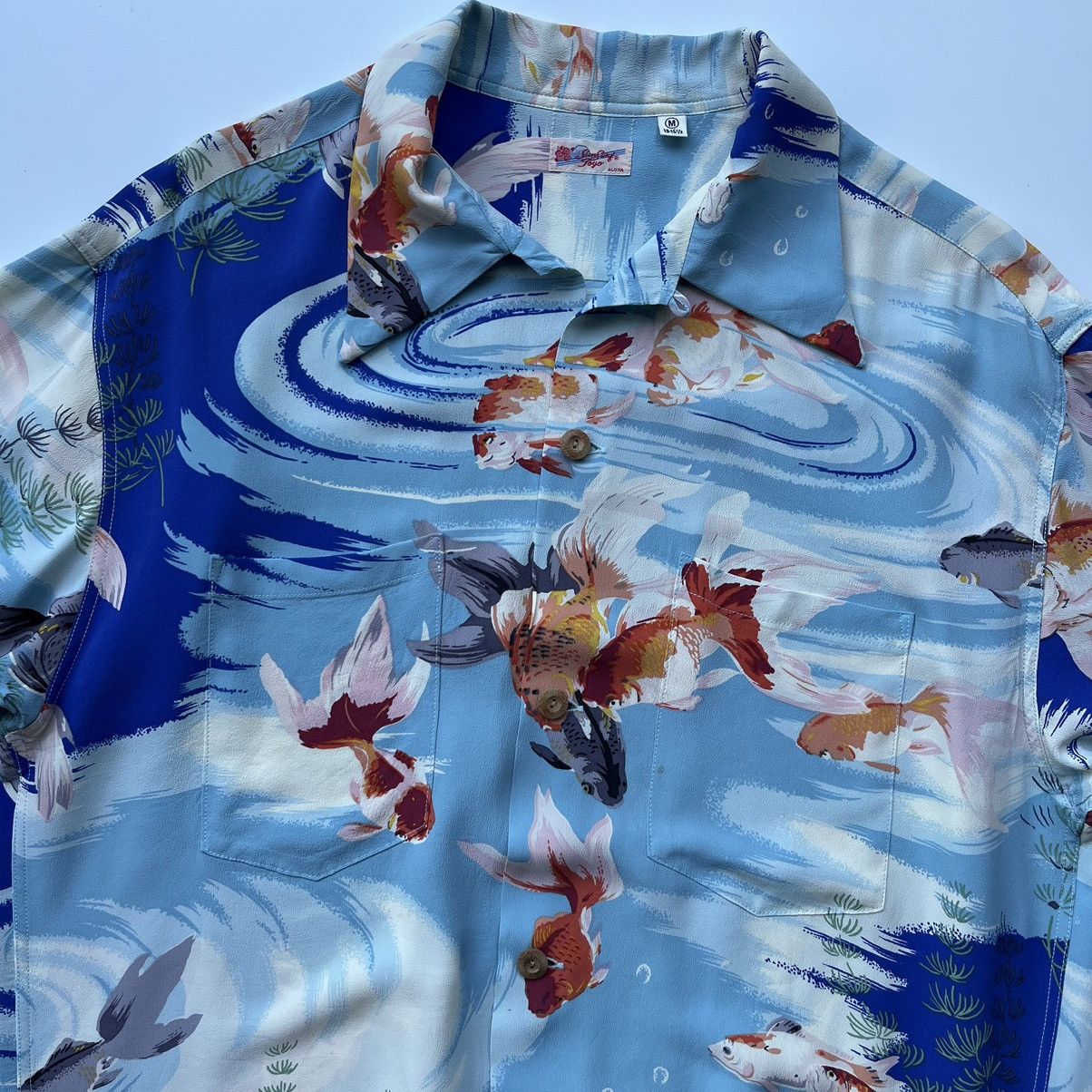 Sun Surf × Toyo Enterprises Sun surf rayon crepe gold fish koi by toyo enterprise Size US M / EU 48-50 / 2 - 2 Thumbnail