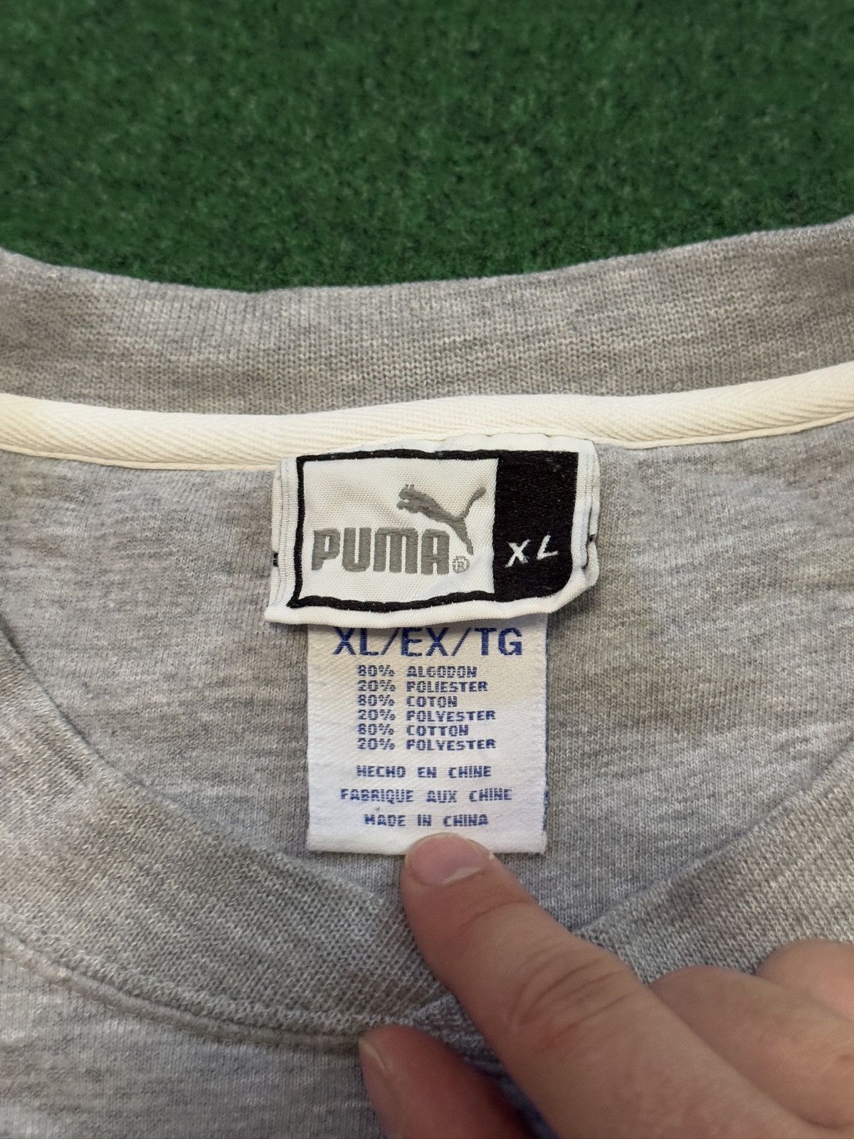 Puma Vtg 90s Notre Dame Fighting Irish Gray College Sweatshirt Size US XL / EU 56 / 4 - 3 Thumbnail