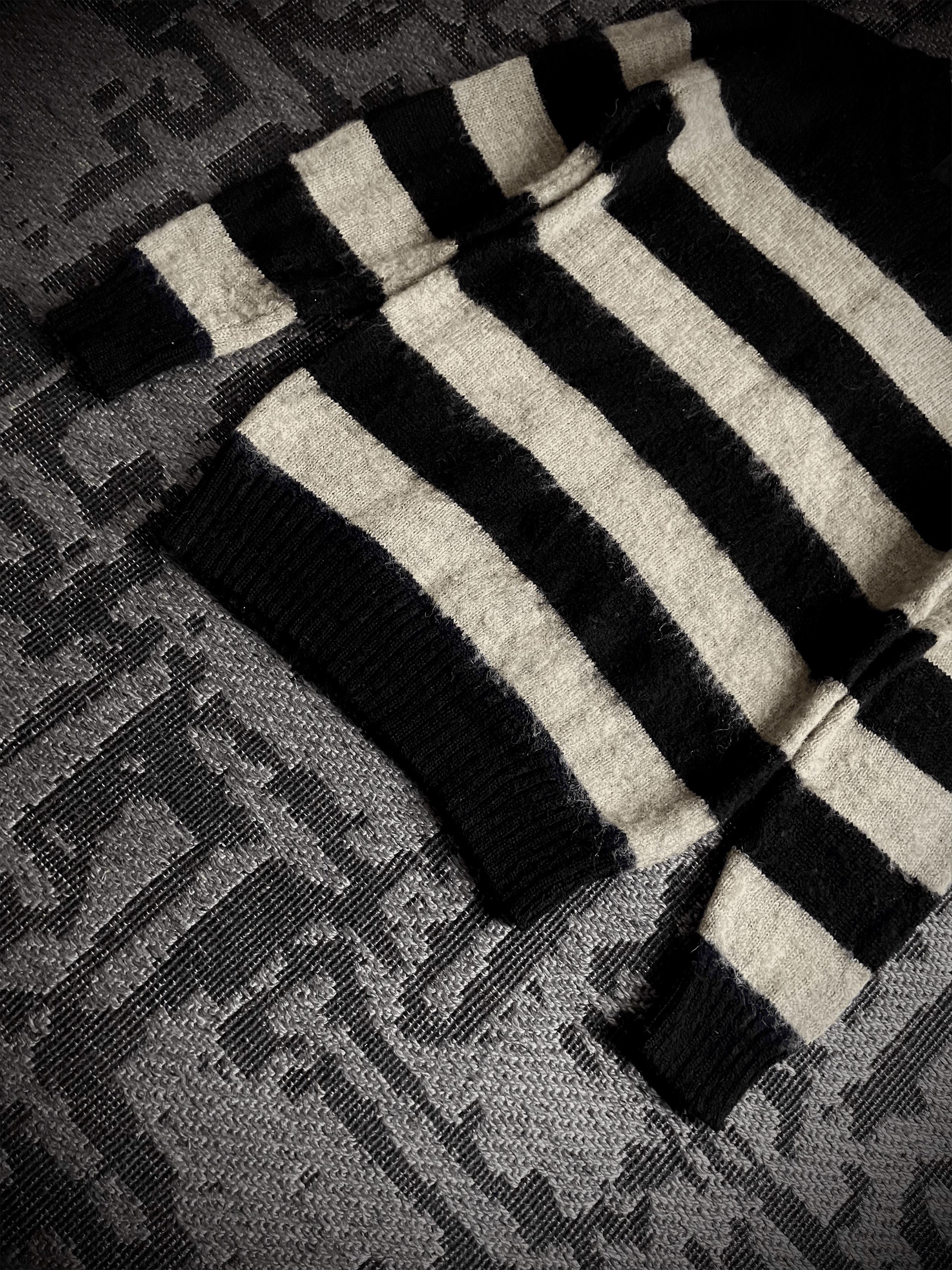 Lounge Lizard Lounge lizard Stripe Wool knit Sweater Size US XXS / EU 40 - 4 Thumbnail