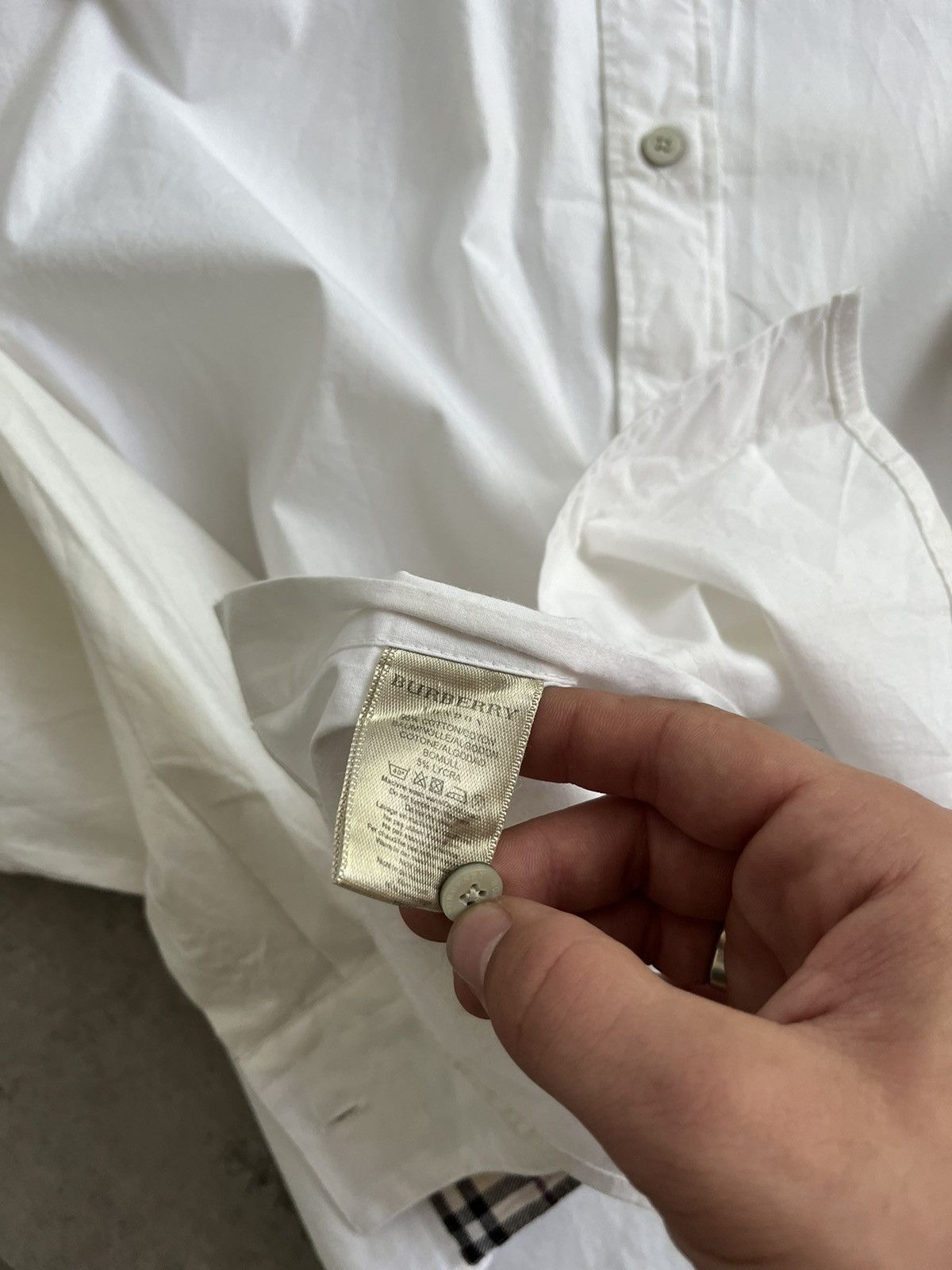 Burberry Burberry nova check white shirt Size US XL / EU 56 / 4 - 8 Thumbnail