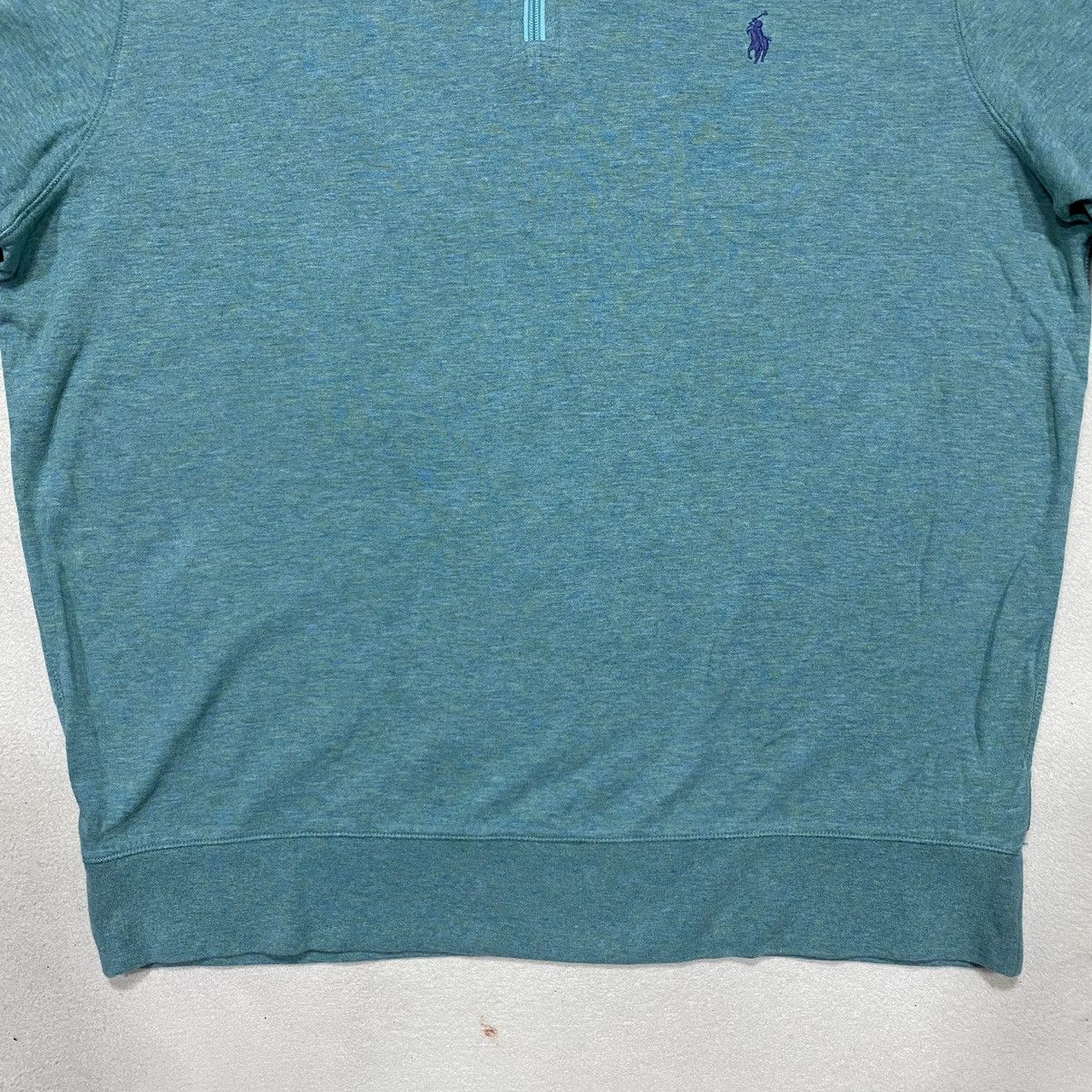Polo Ralph Lauren × Ralph Lauren Polo RALPH LAUREN Embroidered Logo Half Zipper Sweatshirt Size US XL / EU 56 / 4 - 3 Thumbnail