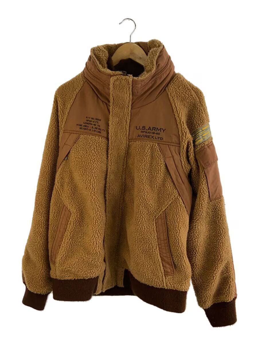 Avirex Avirex Polyester Fleece Jacket Camel Size US XL / EU 56 / 4 - 1 Thumbnail