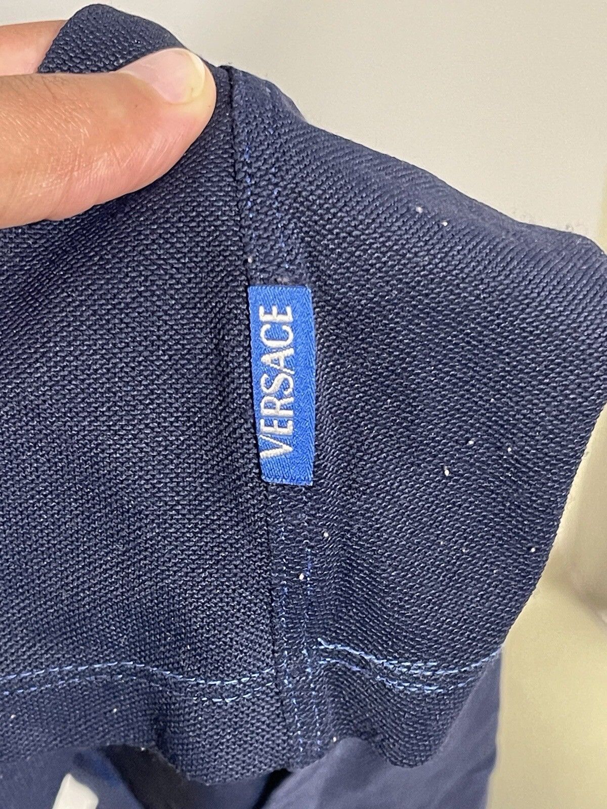 Versace Versace Jeans Couture Dress Womens 30 Blue Mid Length Size M / US 6-8 / IT 42-44 - 10 Thumbnail