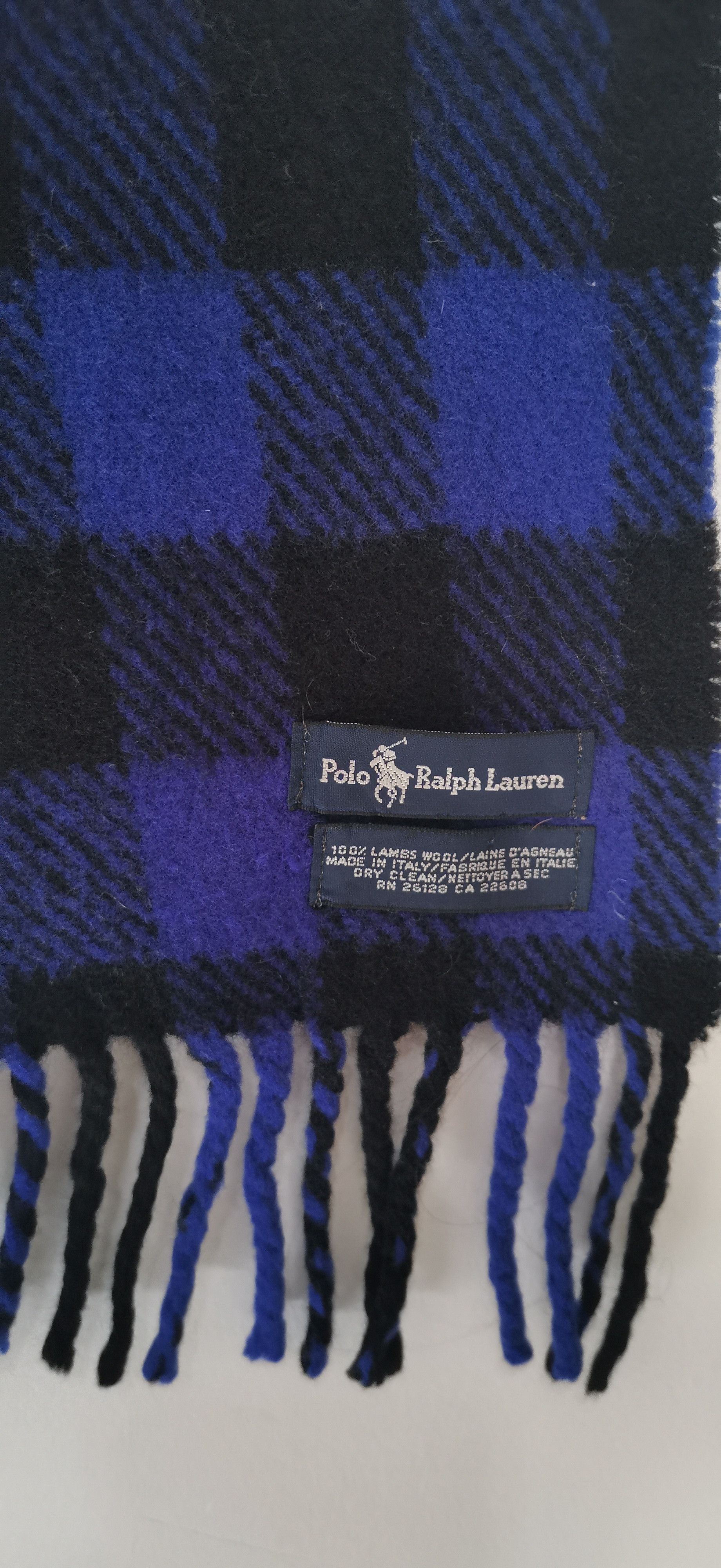 Polo Ralph Lauren Vintage Polo Ralph Lauren Skinny Scarf – Classic Navy Size ONE SIZE - 3 Thumbnail