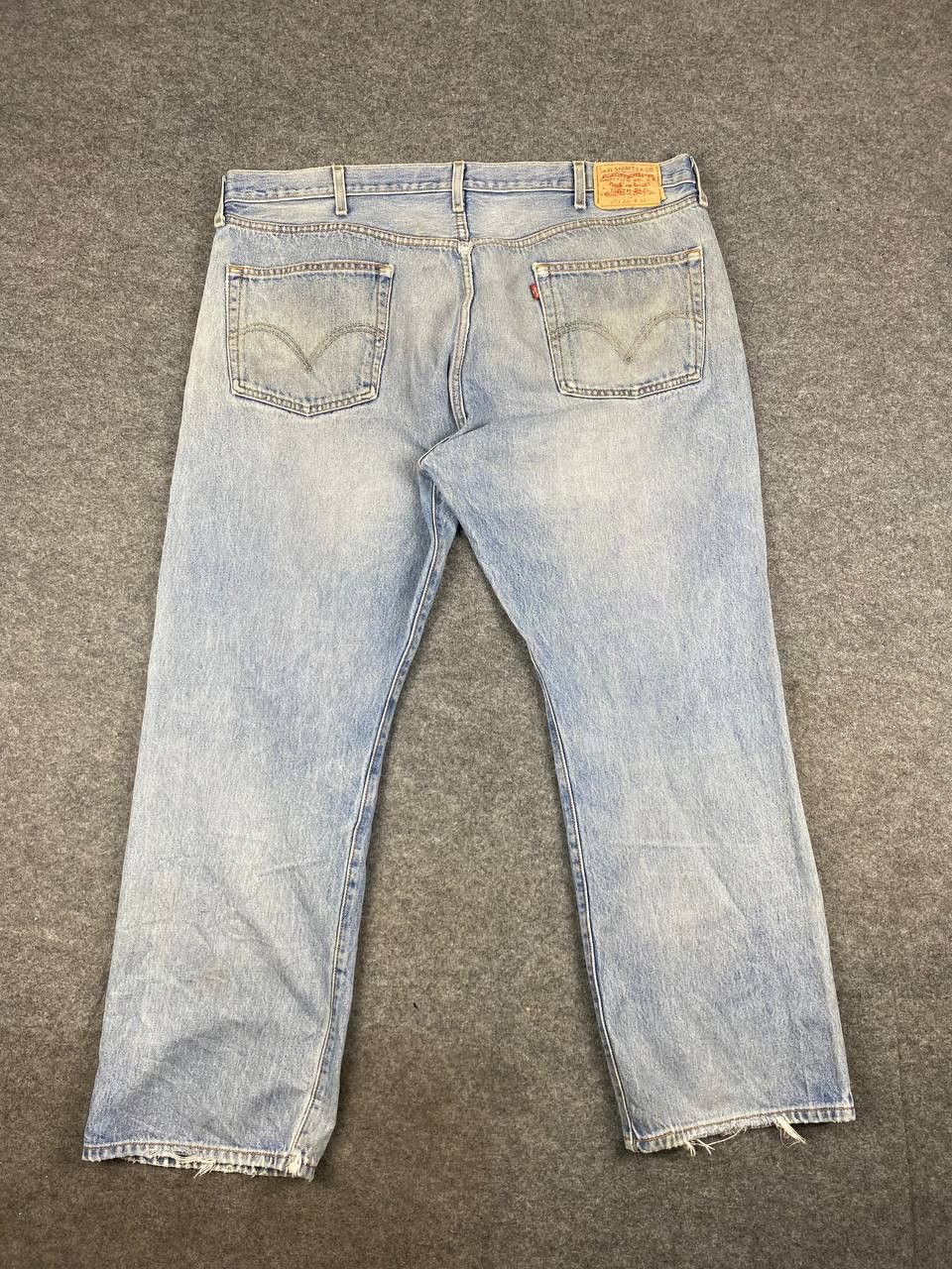 Levi's vintage levis 501xx distressed denim nice design Size US 44 / EU 60 - 1 Thumbnail