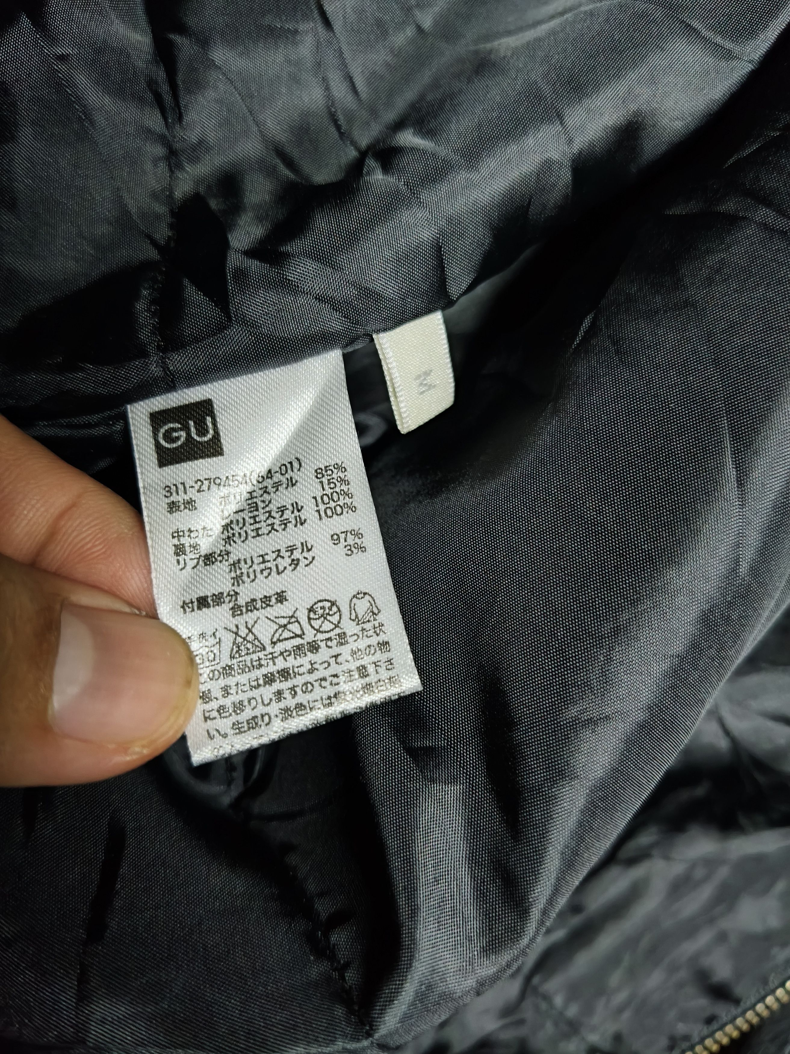 GU GU Pinstripe Bomber Jacket Size US L / EU 52-54 / 3 - 9 Thumbnail