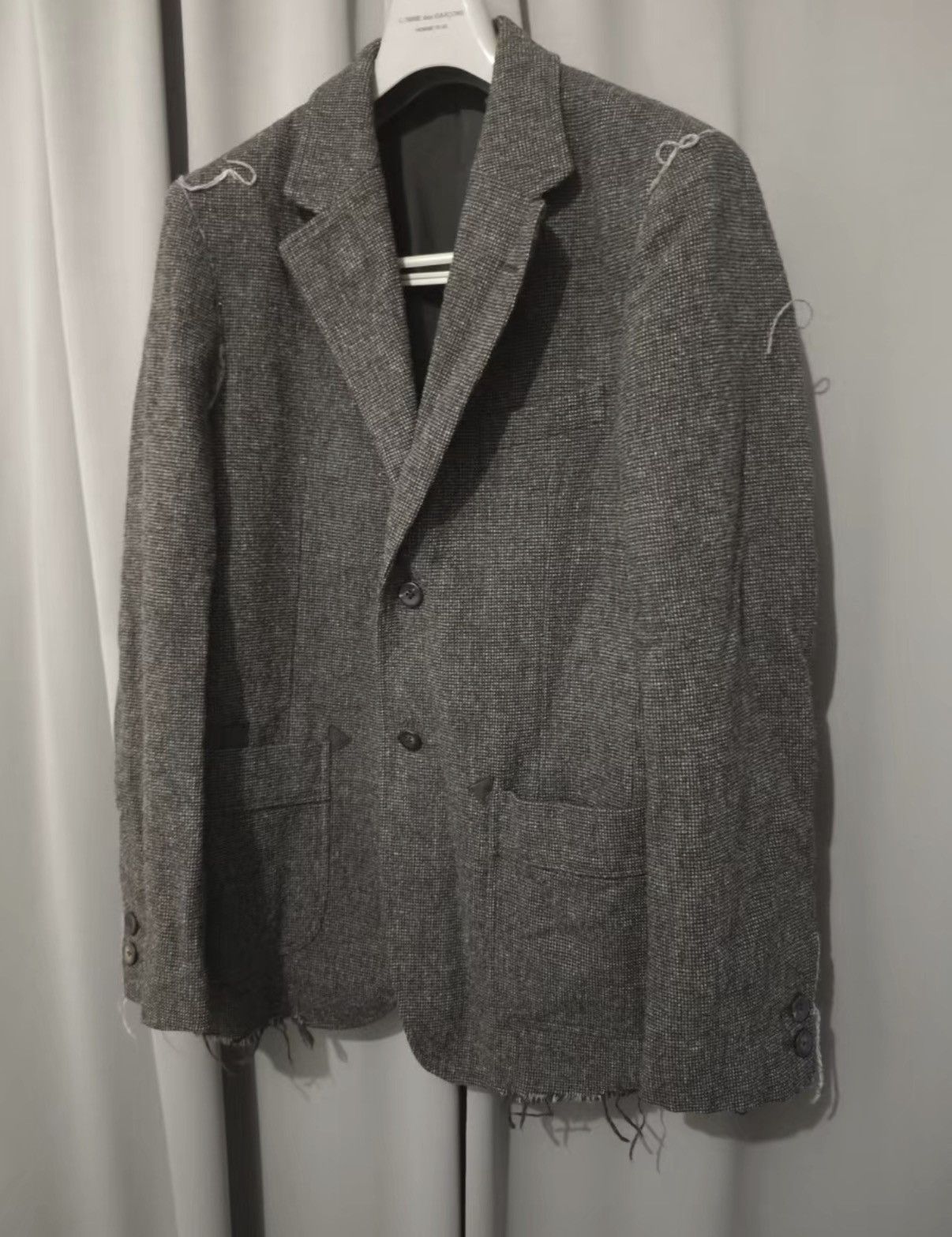 The Letters The Letters Fall/Winter Wool Cut-Off Frayed Blazer Size US S / EU 44-46 / 1 - 3 Thumbnail