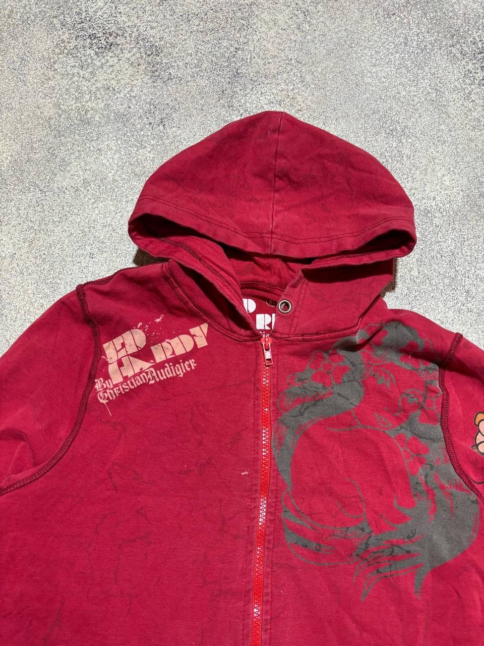 Ed Hardy Ed Hardy Streatwear Vintage Zip Hoodie Y2K Size XL / US 12-14 / IT 48-50 - 4 Thumbnail