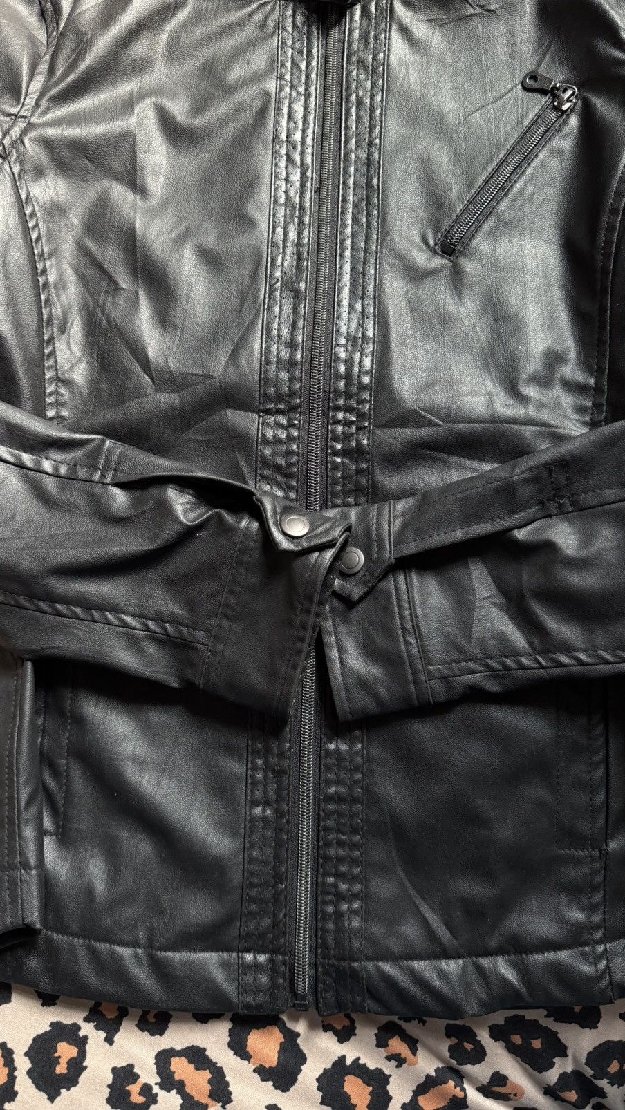 Spinash Spinash Japan Faux Leather Motorcyclist Style Jacket Size US M / EU 48-50 / 2 - 8 Thumbnail