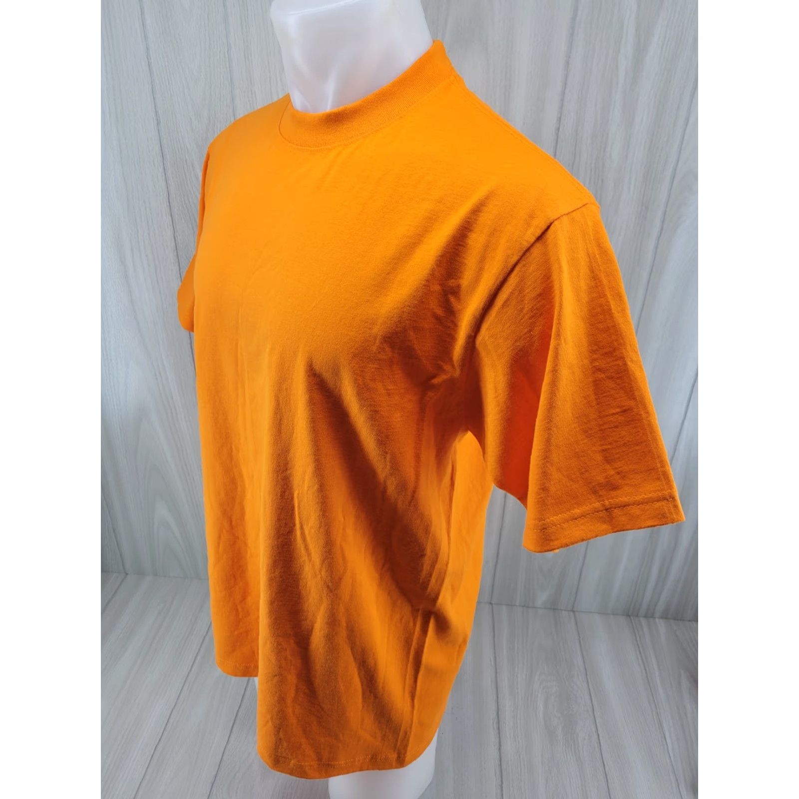 Vintage Shaka Wear Heavyweight Short Sleeve T-Shirt Skull Orange L Men Size US L / EU 52-54 / 3 - 4 Thumbnail