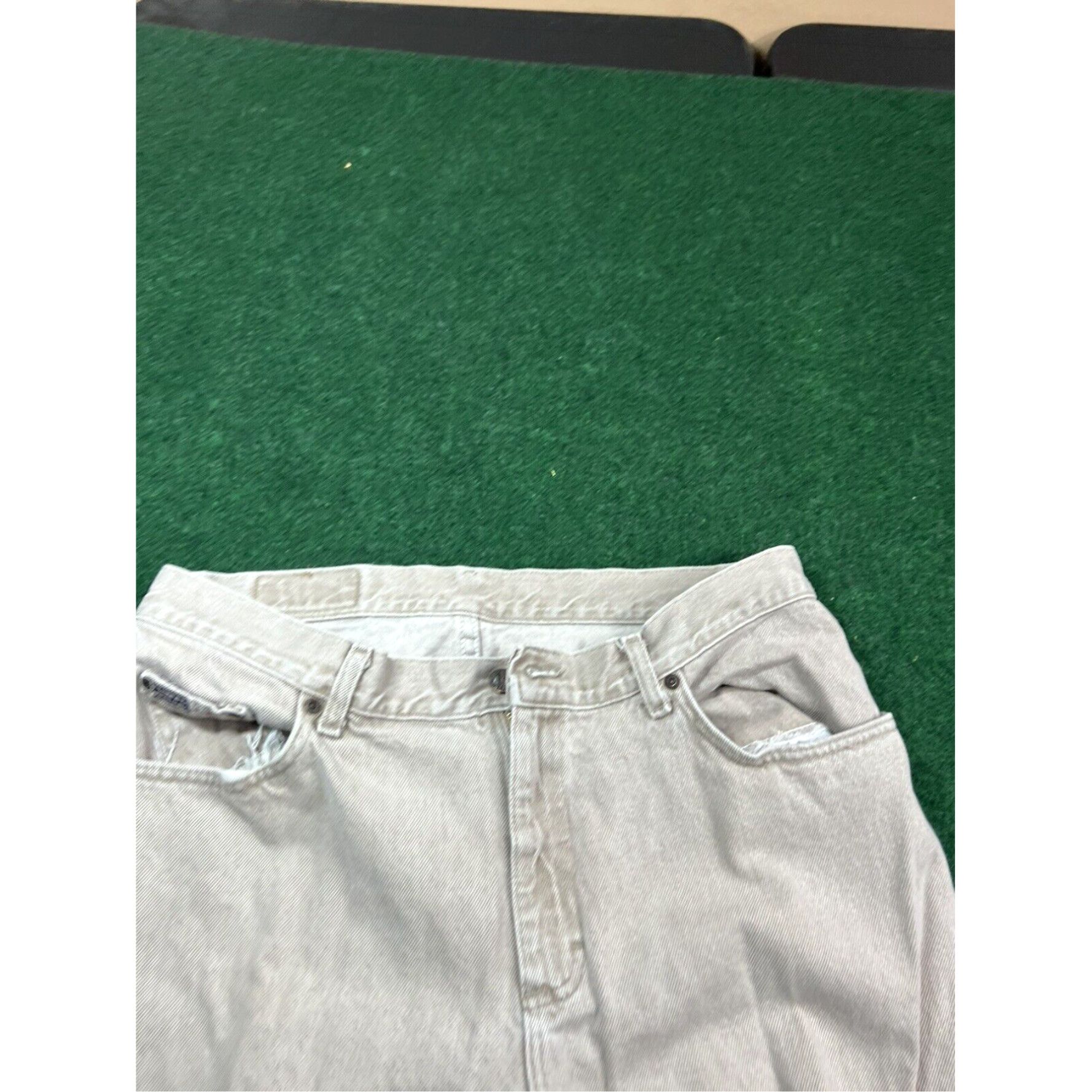 Vintage Riders Jeans Relaxed Tan denim Pants Womens 18W Measures 34x30 Size 40" / US 18 - 7 Thumbnail
