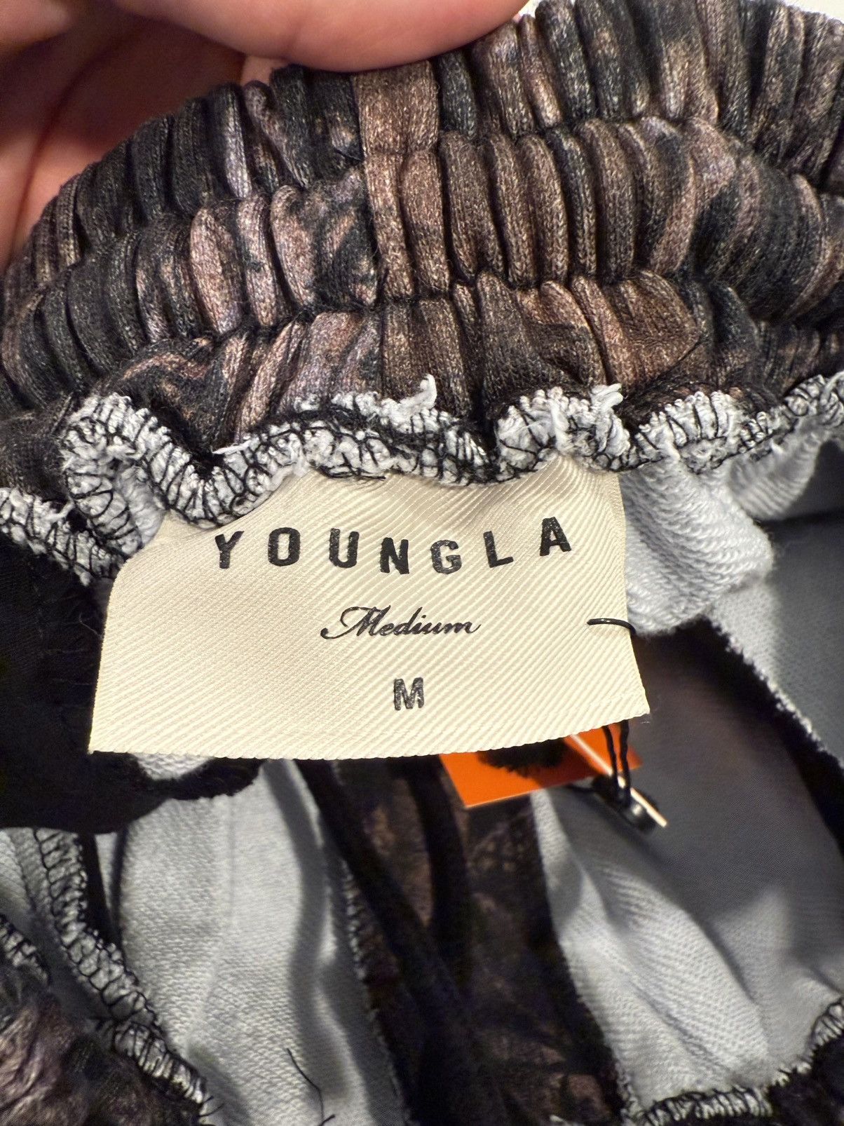 YoungLA YoungLA Dark Tree Camo Baggy Ass Sweats Size US 32 / EU 48 - 4 Thumbnail
