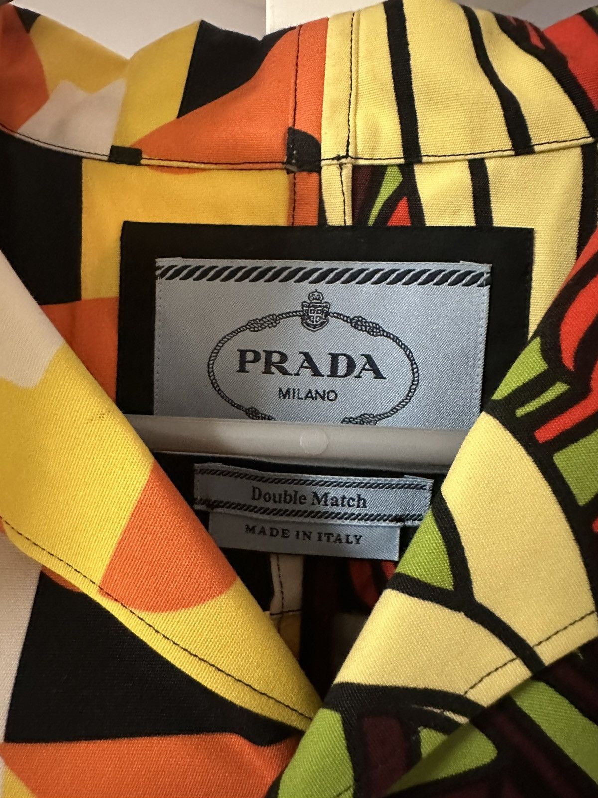 Prada 100% Authentic Prada Double Match Button Up (2022) Size US S / EU 44-46 / 1 - 3 Thumbnail