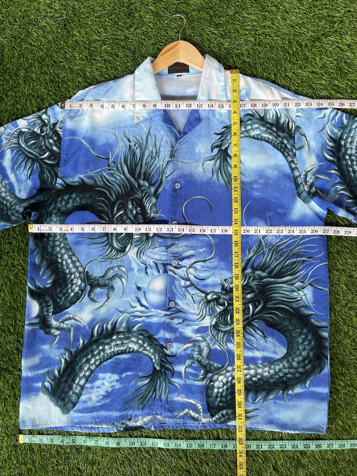 The Unbranded Brand Very Rare🔥Vintage Japanese Dragon Shirt XXL Size US XXL / EU 58 / 5 - 13 Thumbnail