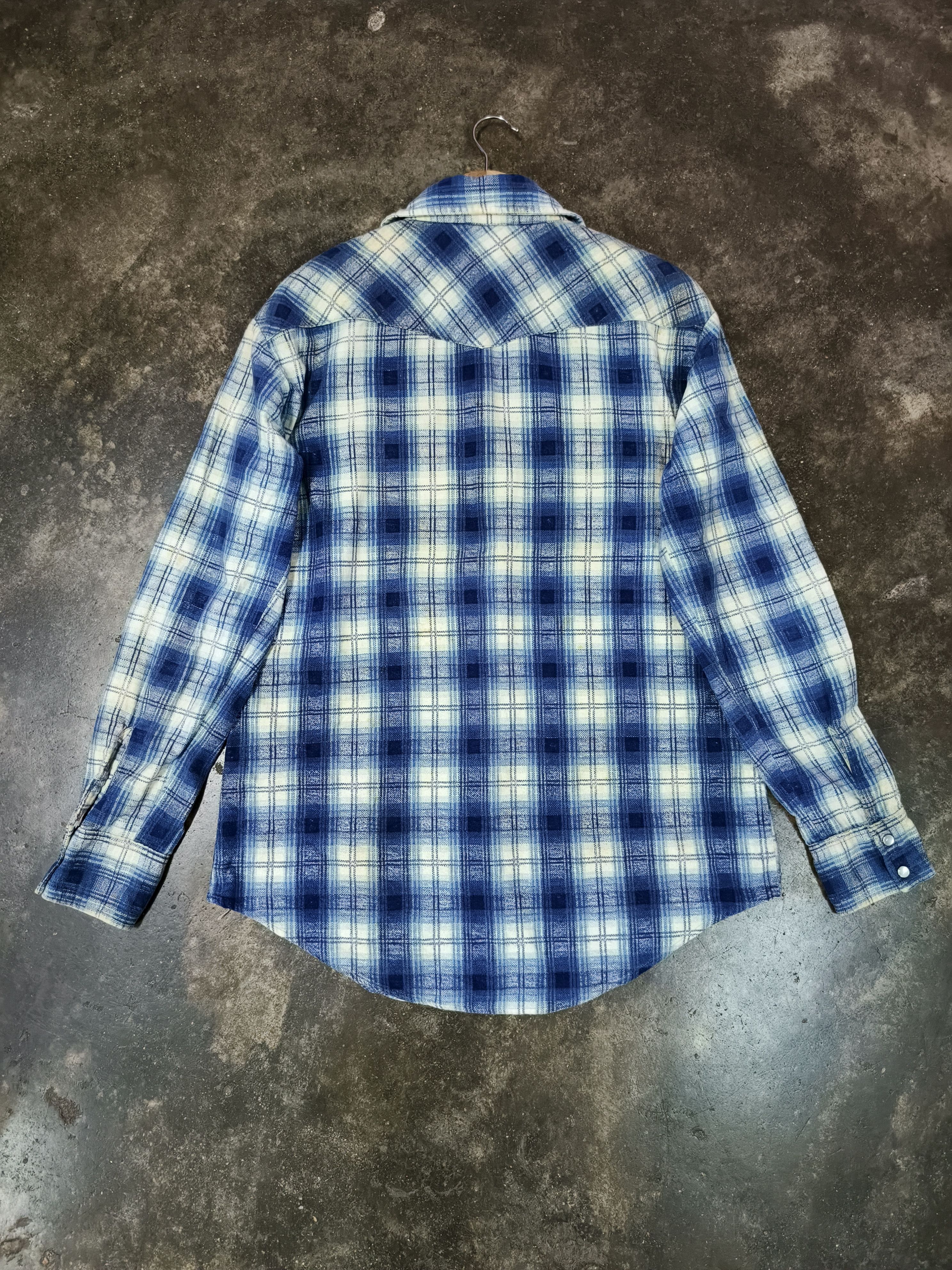 Wrangler VTG WRANGLER WESTERN SHIRTS PLAID Size US L / EU 52-54 / 3 - 4 Thumbnail