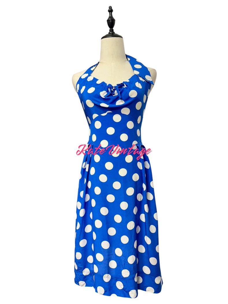 Vivienne Westwood Vivienne Westwood Rare blue and white polka dot French nec Size XS / US 0-2 / IT 36-38 - 1 Thumbnail