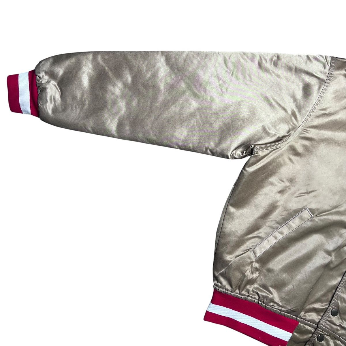 Starter 1990s NFL San Francisco 49ers Starter Spell Out Satin Jacket Size US M / EU 48-50 / 2 - 9 Thumbnail