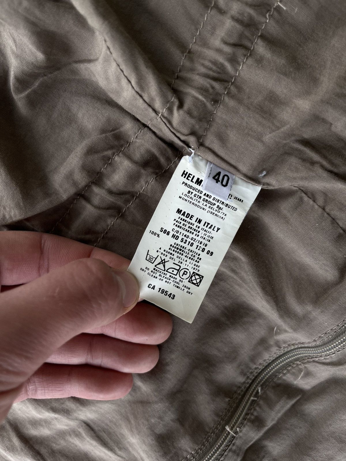 Helmut Lang Archive ! Helmut Lang 1999 Vintage Cotton Parka Military Size US M / EU 48-50 / 2 - 8 Thumbnail