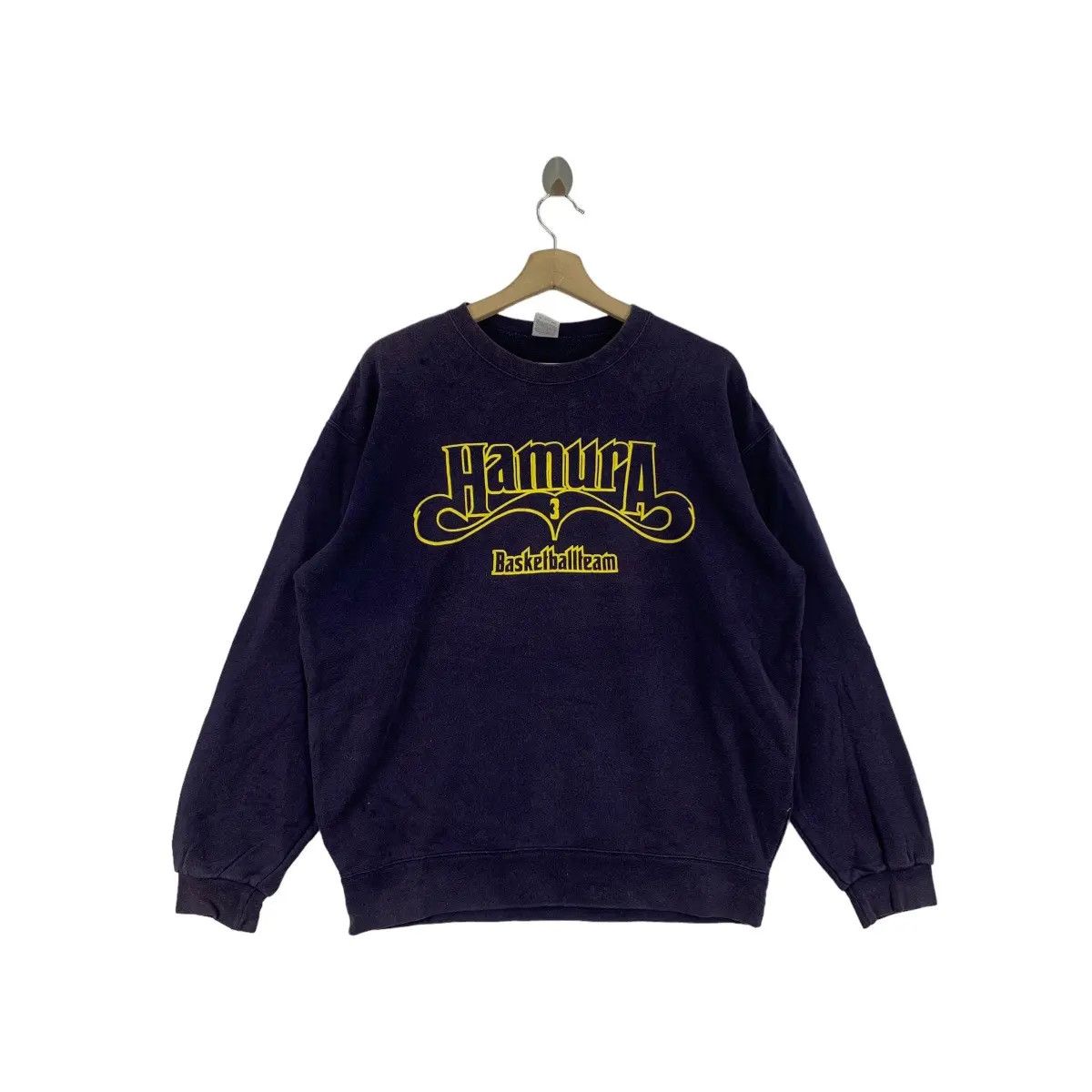 Vintage Vintage HAMURA BASKETBALL TEAM Japan Anime Manga Sweatshirt Size L / US 10 / IT 46 - 1 Thumbnail