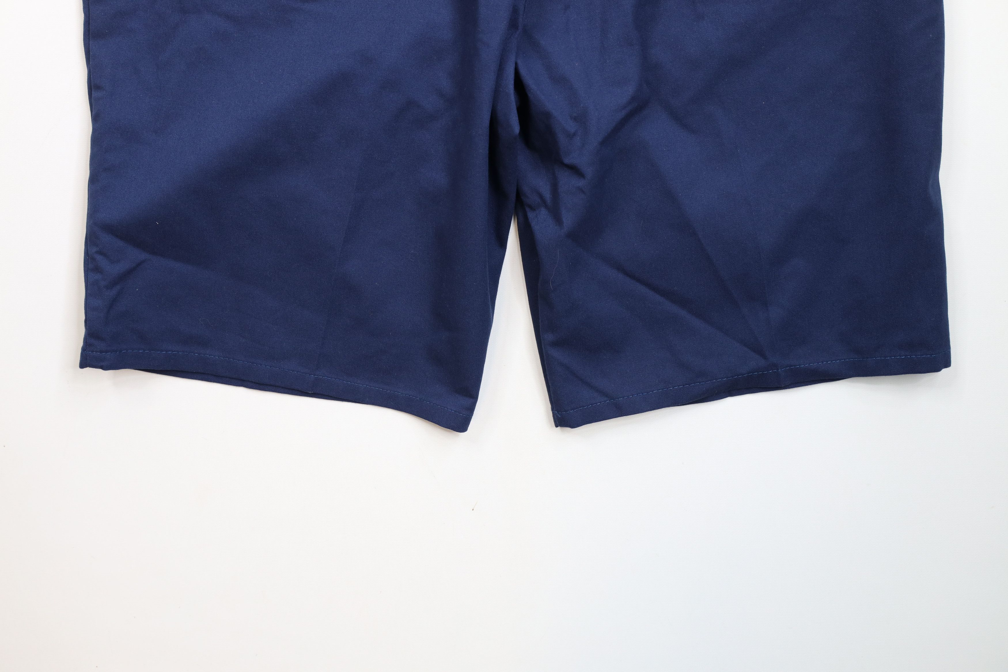 Dickies × Vintage Vintage Y2K Dickies Reinforced Workwear Shorts Navy Blue Size US 40 / EU 56 - 11 Thumbnail
