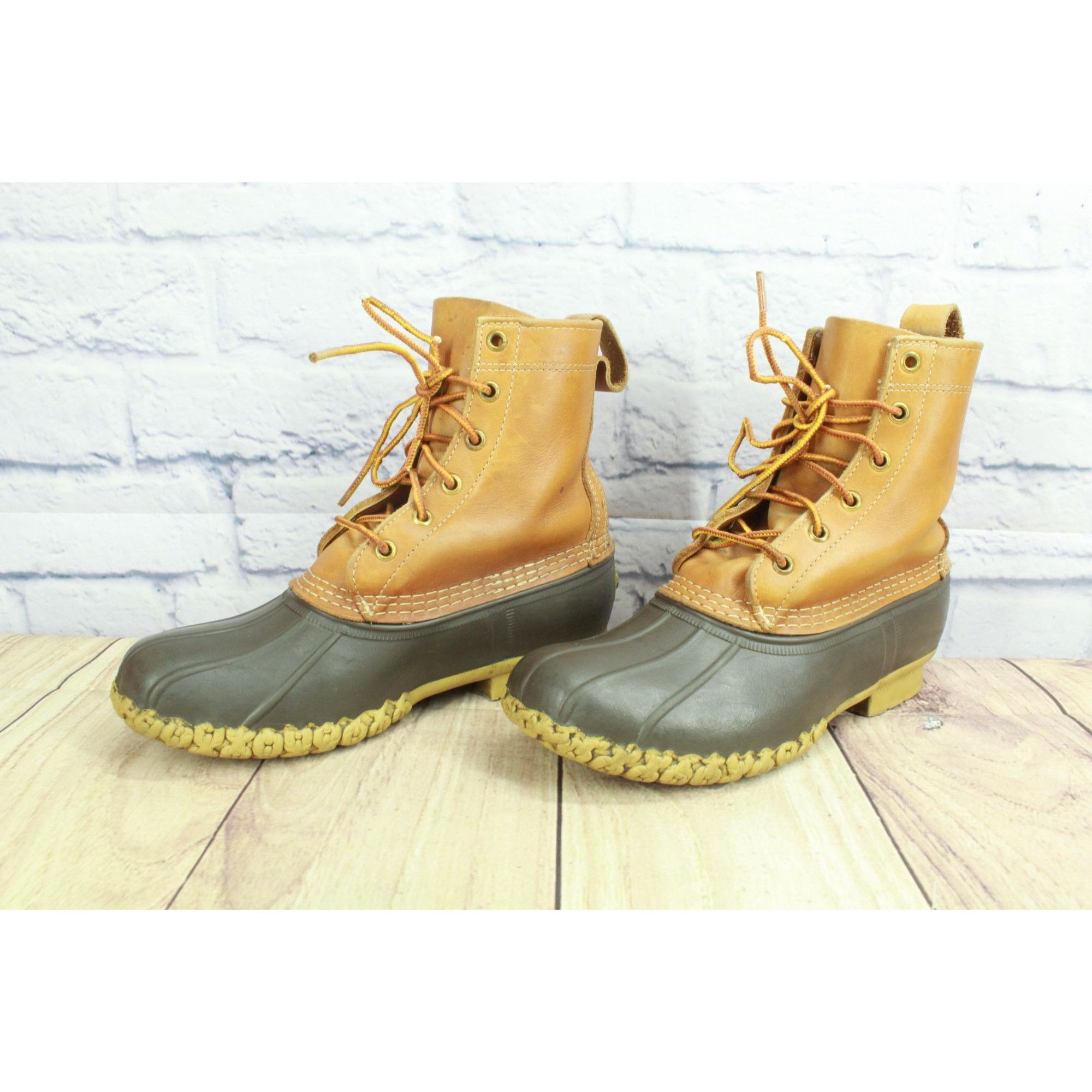L.L. Bean LL Bean Brown Unlined Ankle Duck Boots Leather 7 Size US 7 / IT 37 - 2 Thumbnail