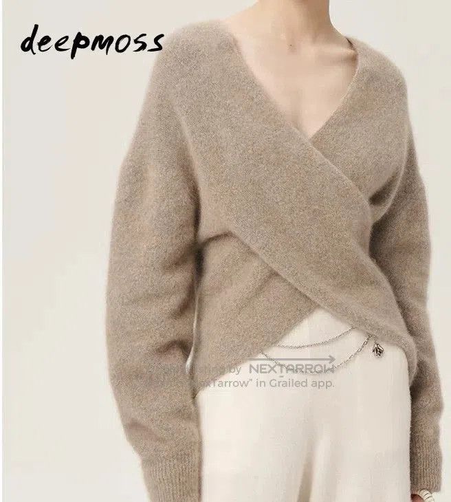 Japanese Brand Deepmoss Camel Mohair Sweater. Size S / US 4 / IT 40 - 6 Thumbnail