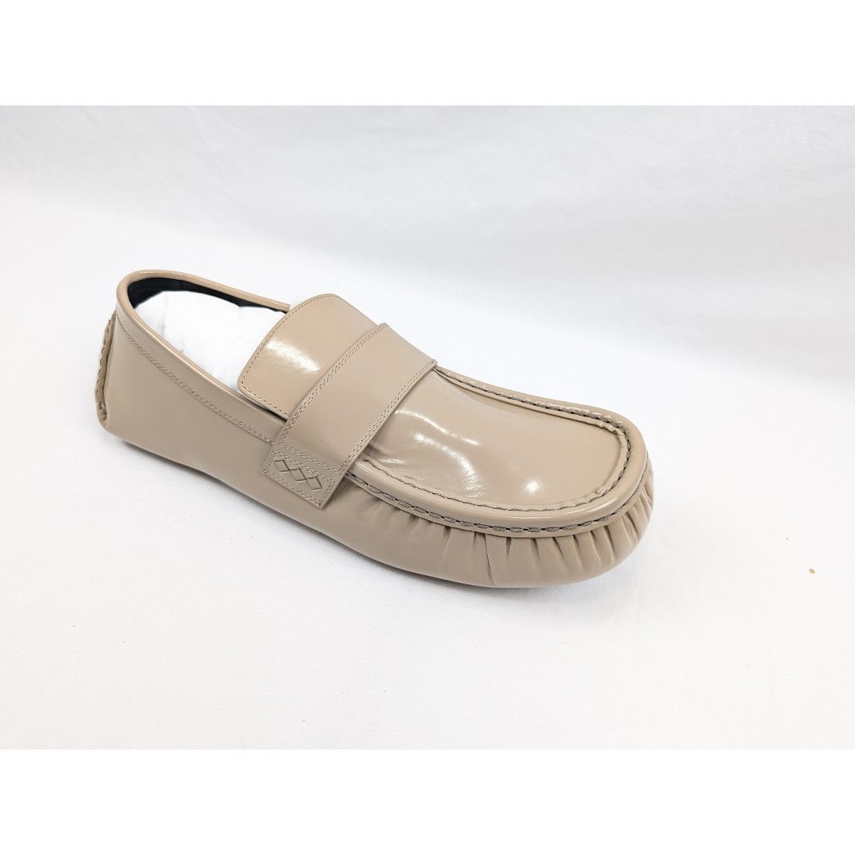 Bottega Veneta o1rshd1 Latex Lux Ride Loafers in Semsame Light Size US 12 / EU 45 - 3 Thumbnail
