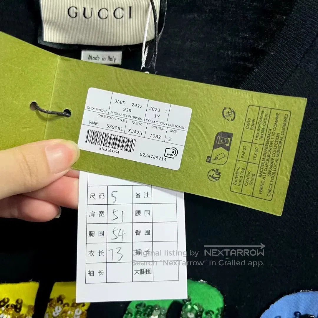 Gucci gucci black logo lightning short sleeve t. Size US S / EU 44-46 / 1 - 3 Thumbnail