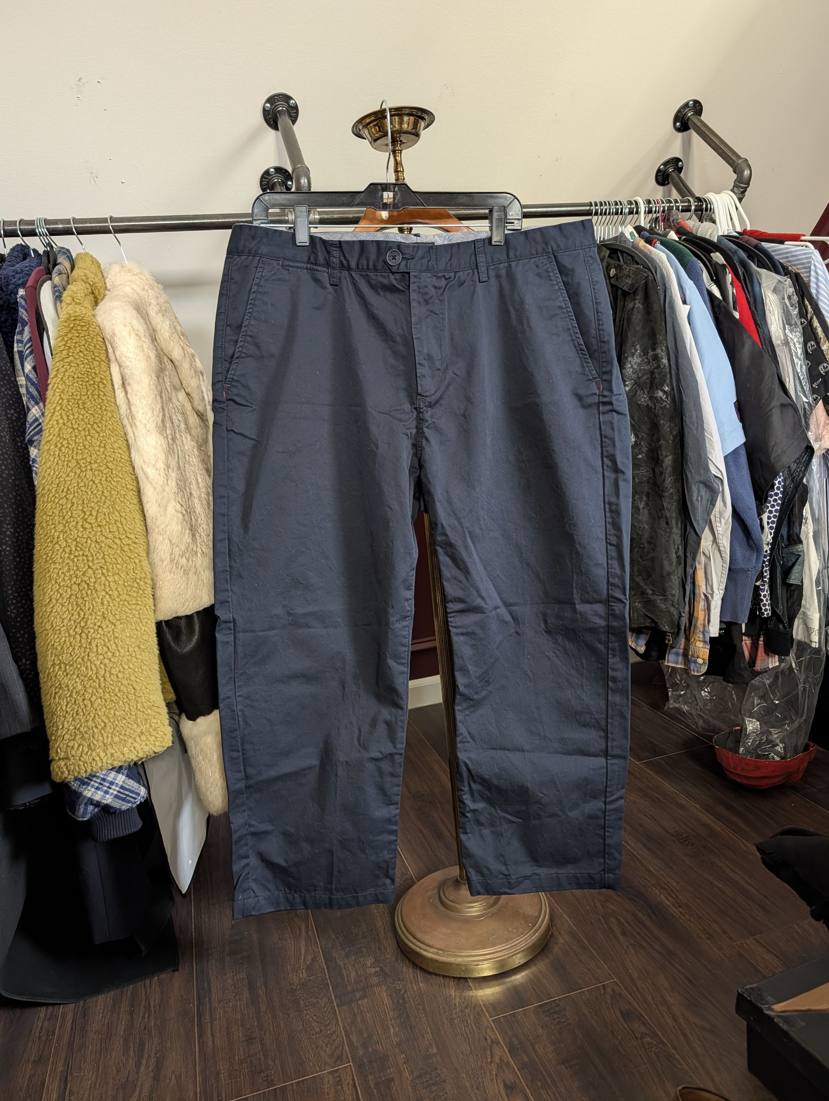 Walter Steiger WALKER SLATER Wide leg cropped skater chino pants sz40 Size US 40 / EU 56 - 1 Thumbnail