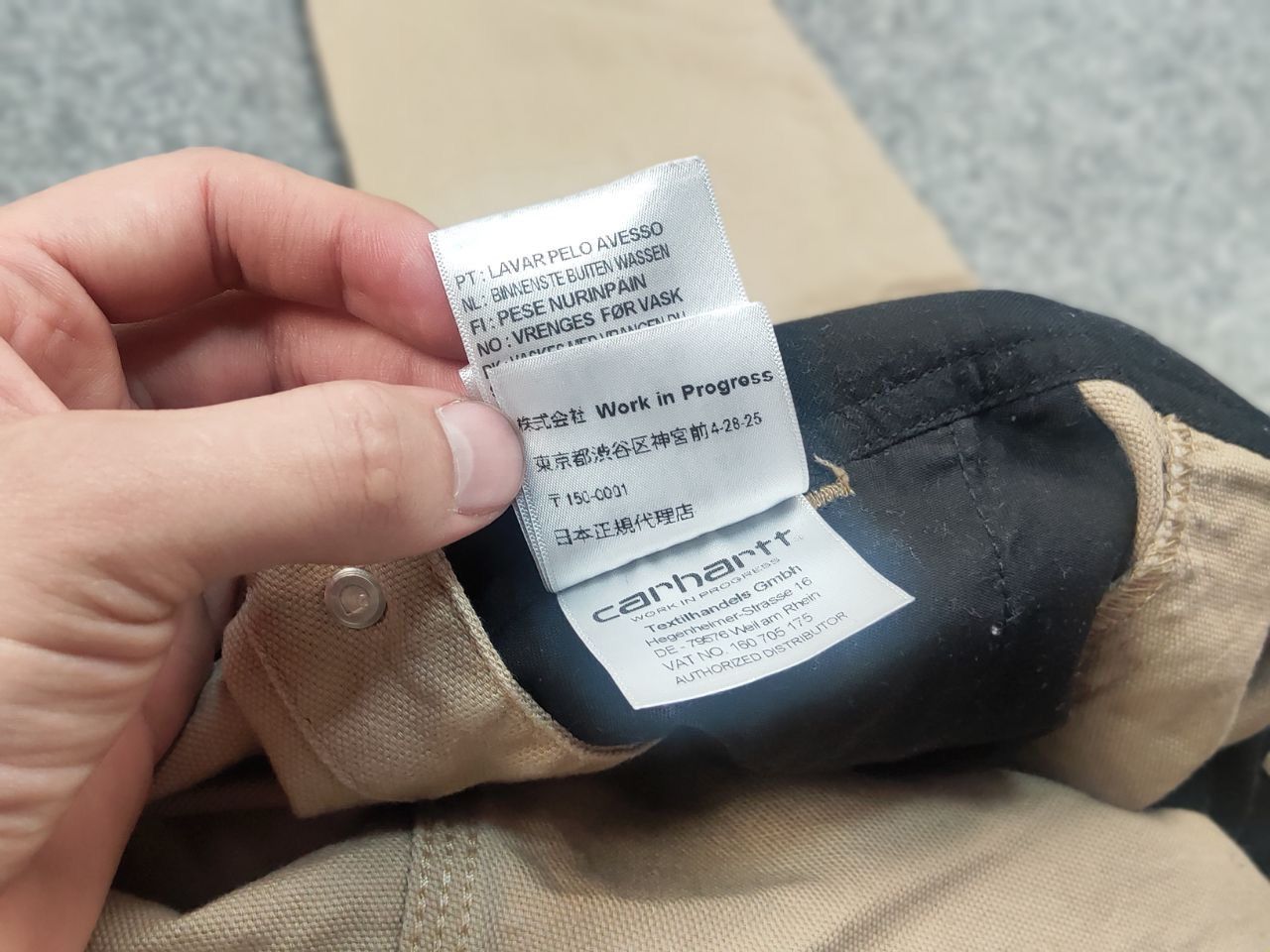 Carhartt Carhartt Wip bib overall w Canvas Beige Suit Vintage Style Size 32" / US 10 / IT 46 - 14 Thumbnail