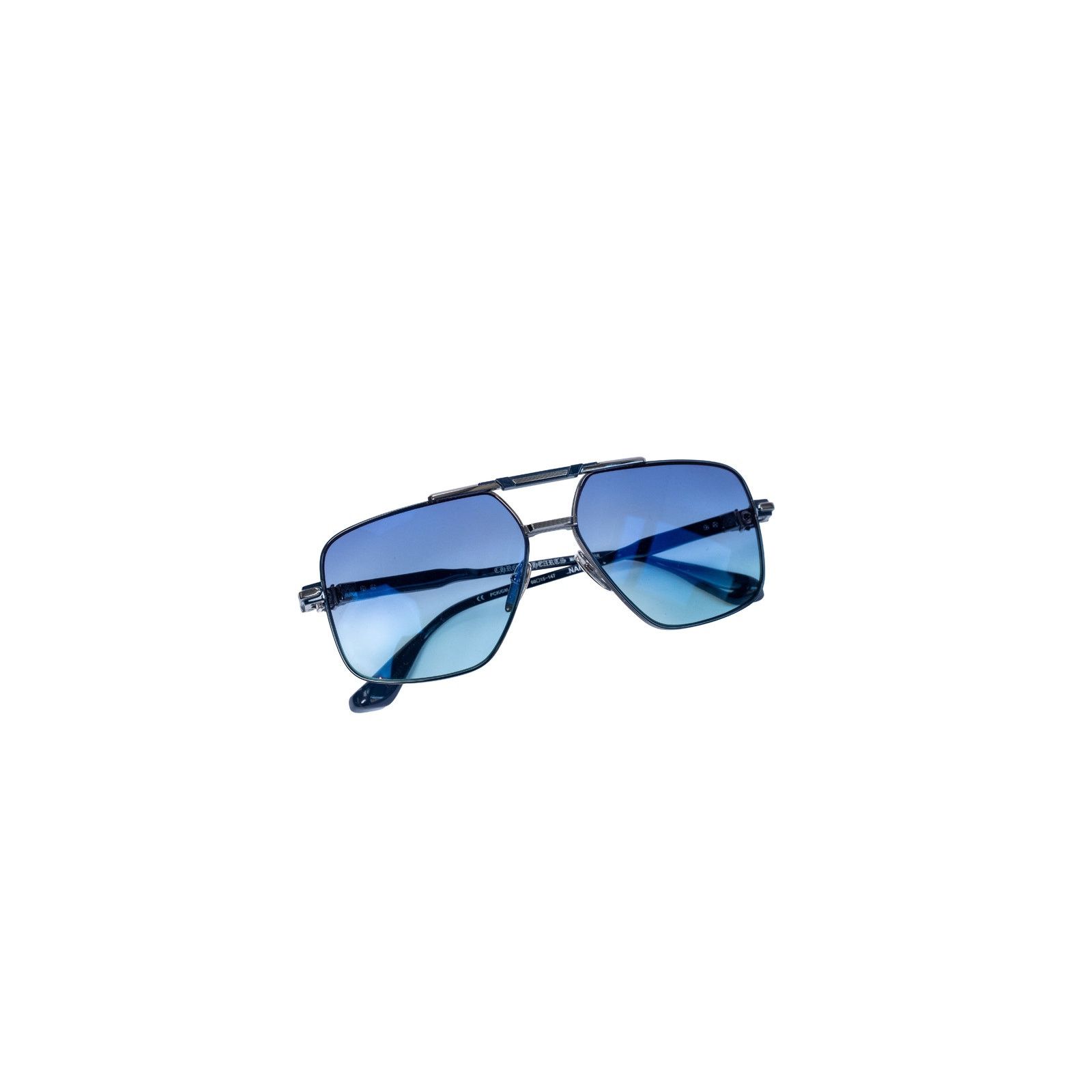 Chrome Hearts Nailer Navy Blue Sunglasses Size ONE SIZE - 1 Thumbnail