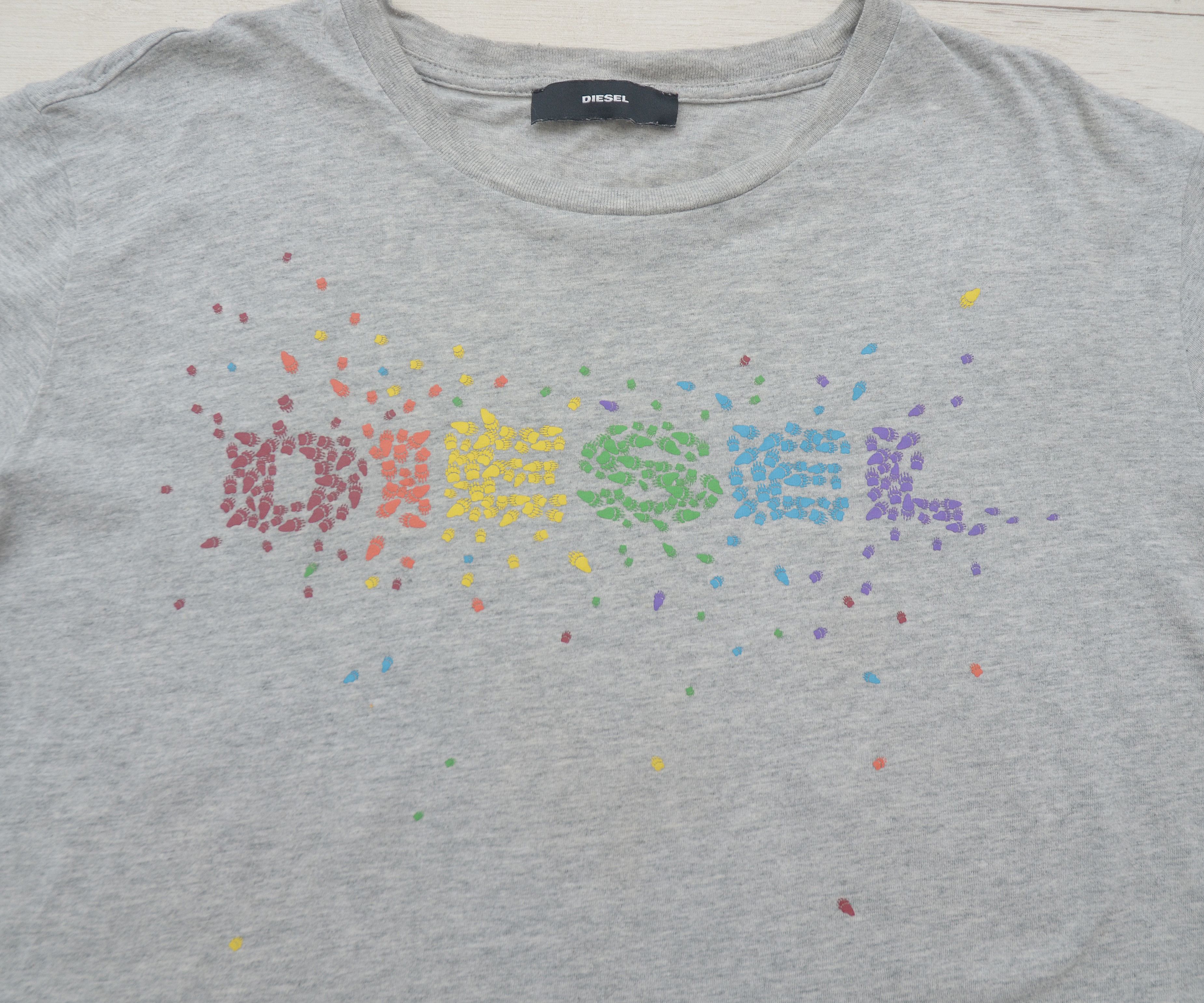Diesel Vintage Diesel Big Logo Women’s T Shirt Tee Y2K Size XL / US 12-14 / IT 48-50 - 6 Thumbnail