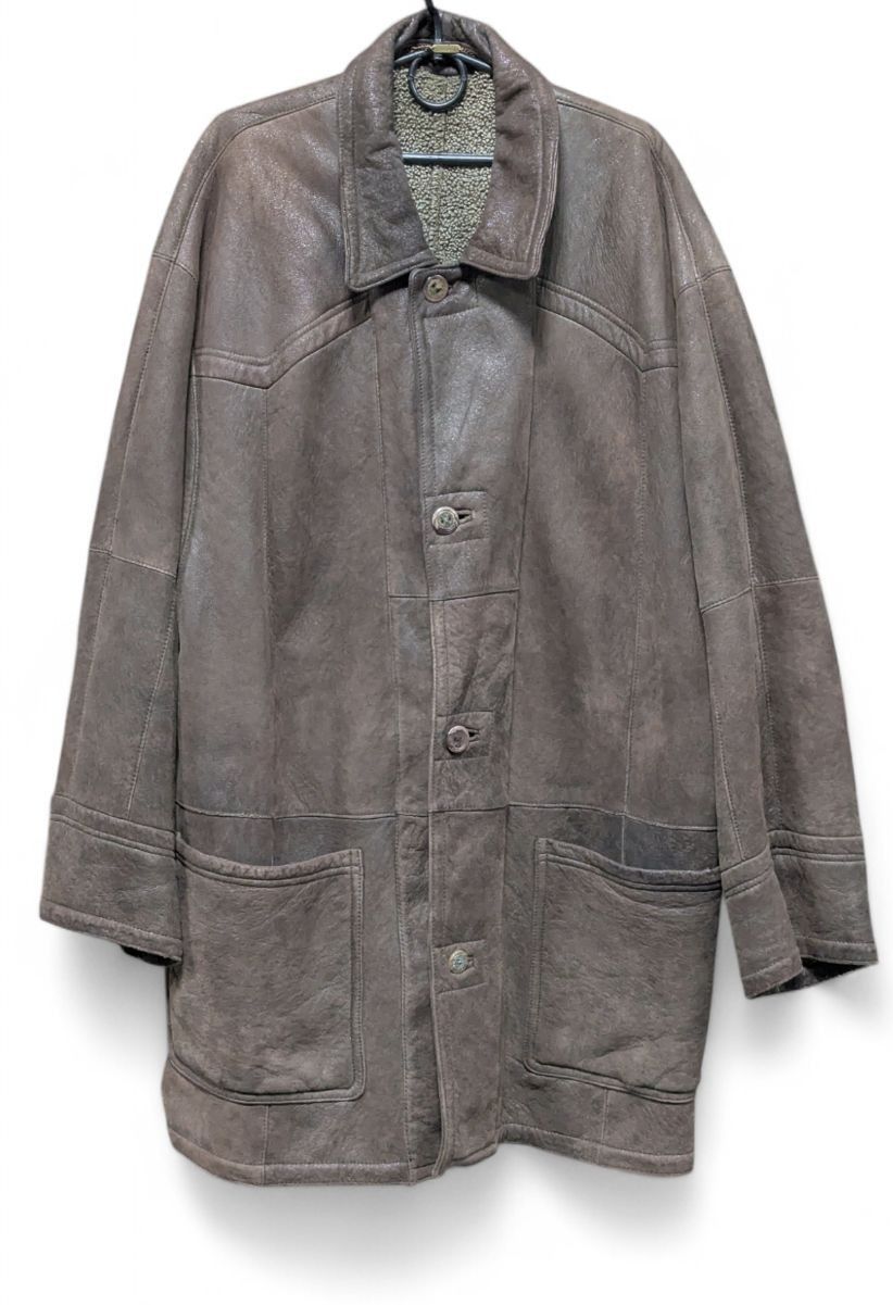 Other WERNER CHRIST Shearling Lambskin Brown Jacket Size US XL / EU 56 / 4 - 12 Thumbnail