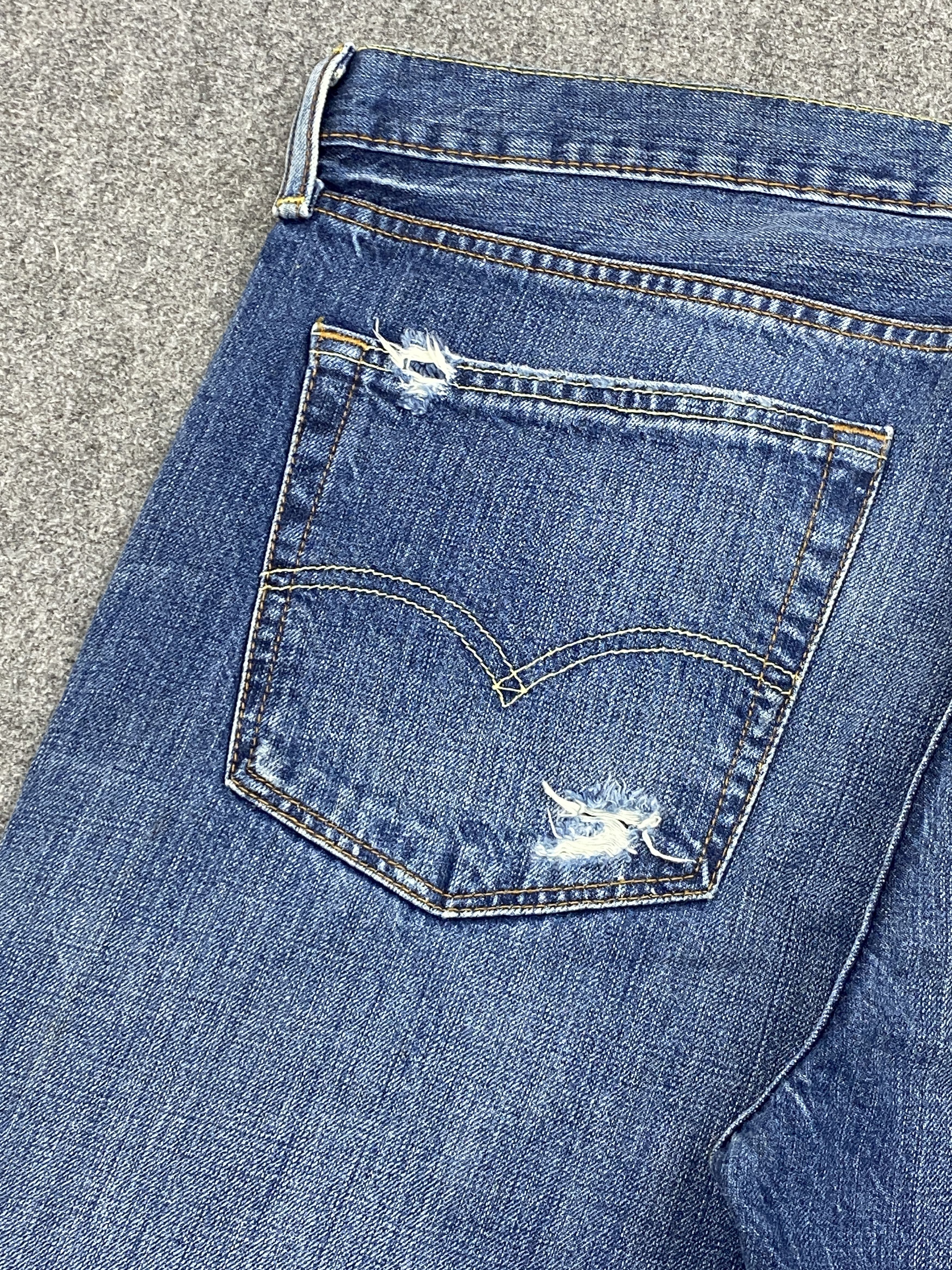 Levi's Vintage Levis 527 Distressed Flared Jeans DP2591 Size US 37 - 16 Thumbnail