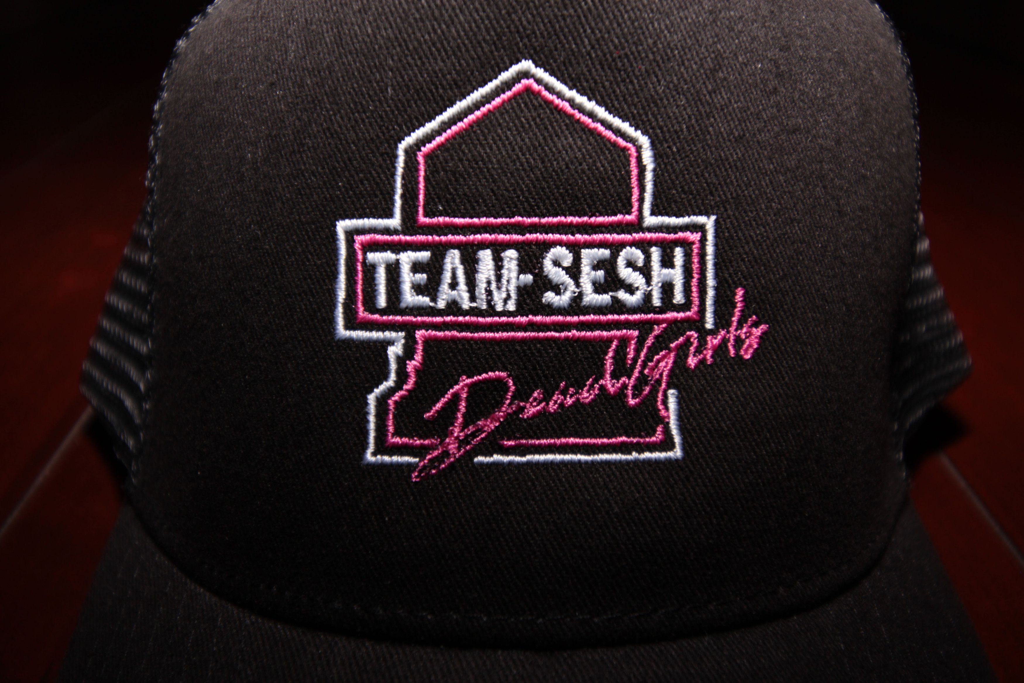 Team Sesh outlets Bones Trucker Hat RARE