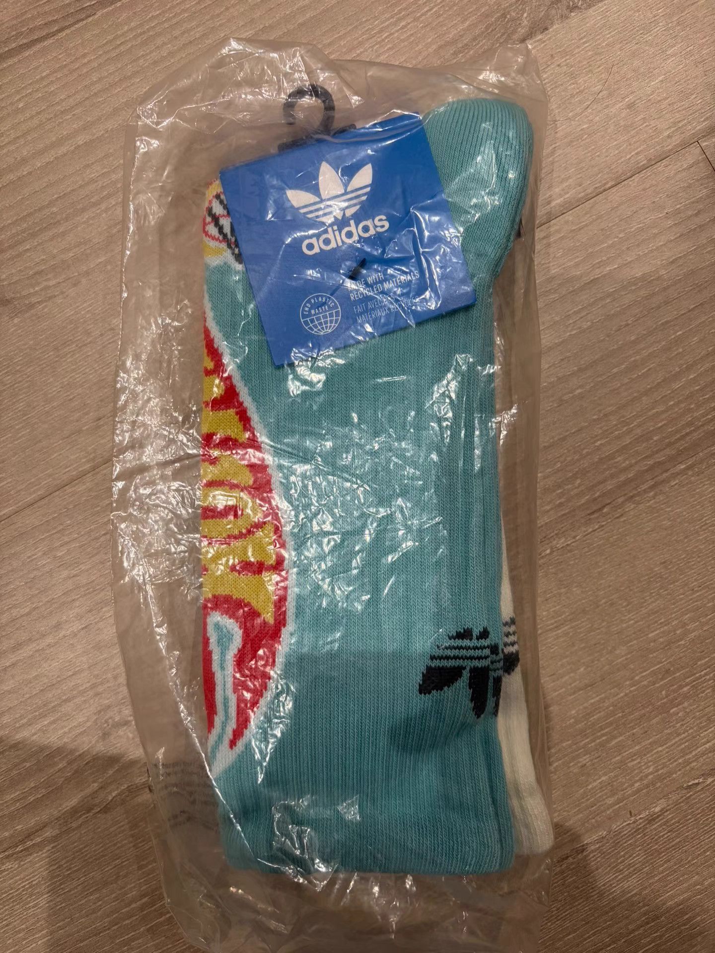 Adidas adidas Originals Comfort Sports Knit Crew Socks K8 Size ONE SIZE - 2 Thumbnail