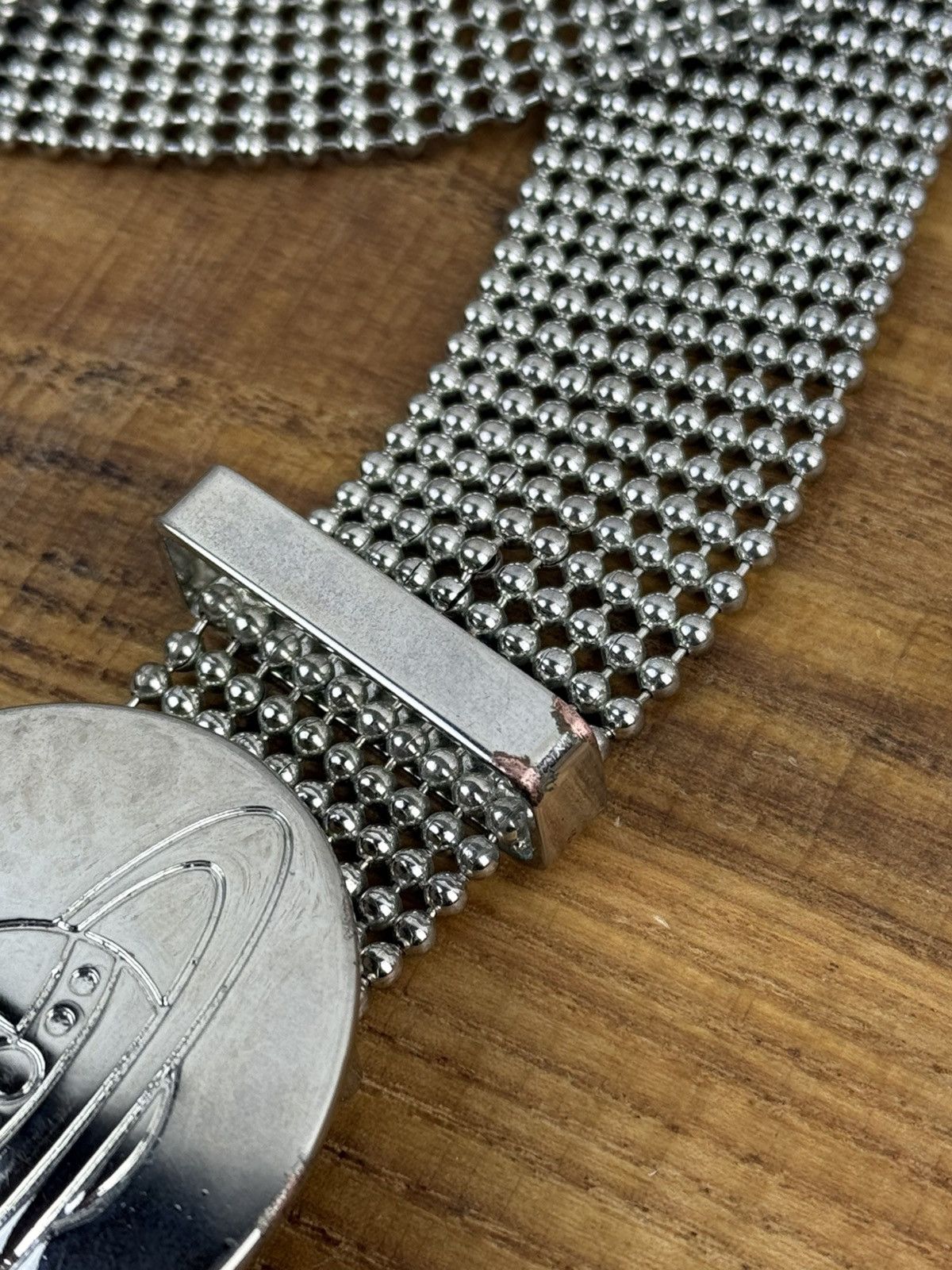 Vivienne Westwood Vintage Vivienne Westwood Ball Chain Orb Metal Belt Silver Size ONE SIZE - 3 Thumbnail
